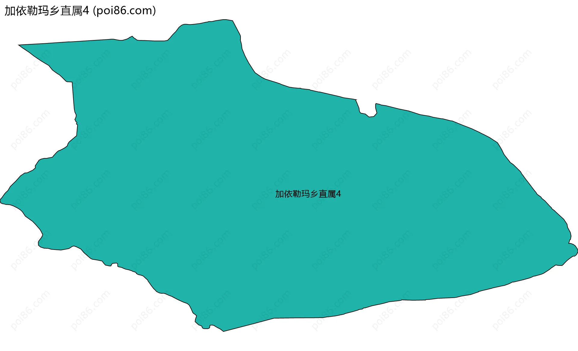 加依勒玛乡直属4边界地图