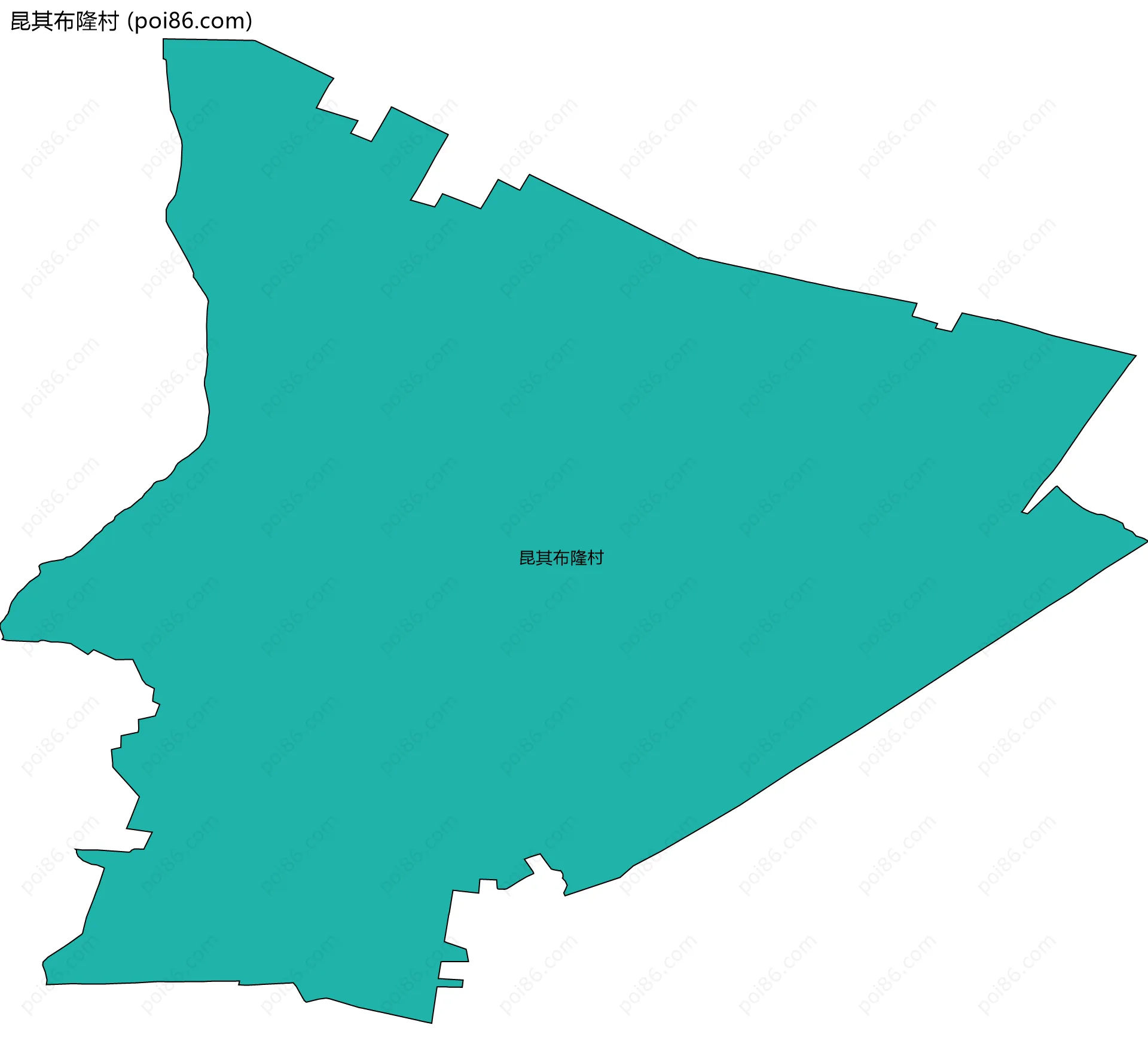 昆其布隆村边界地图