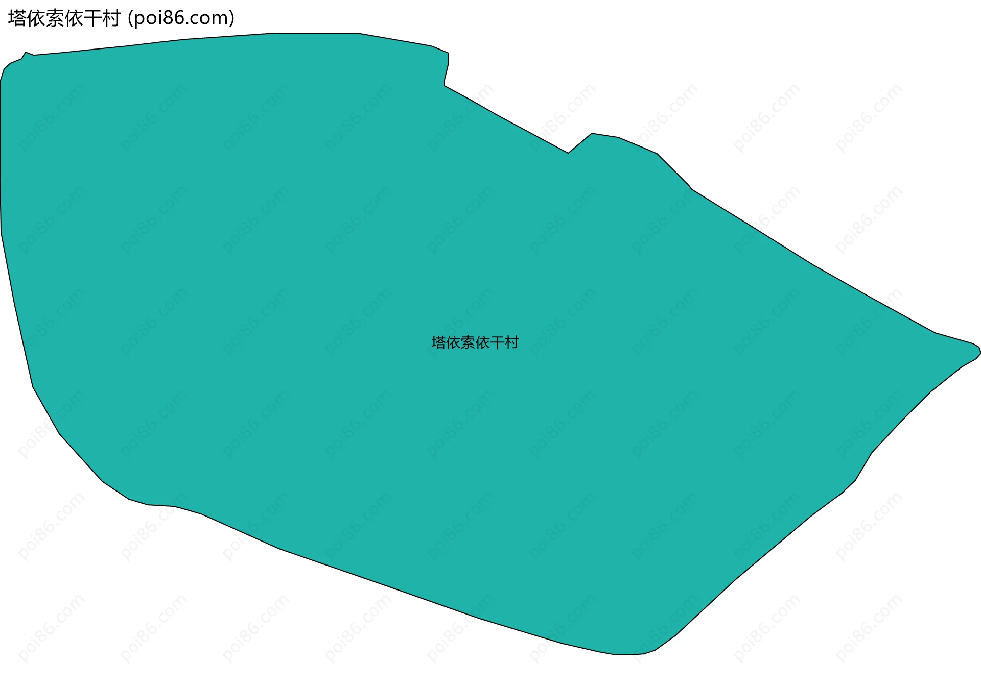 塔依索依干村边界地图
