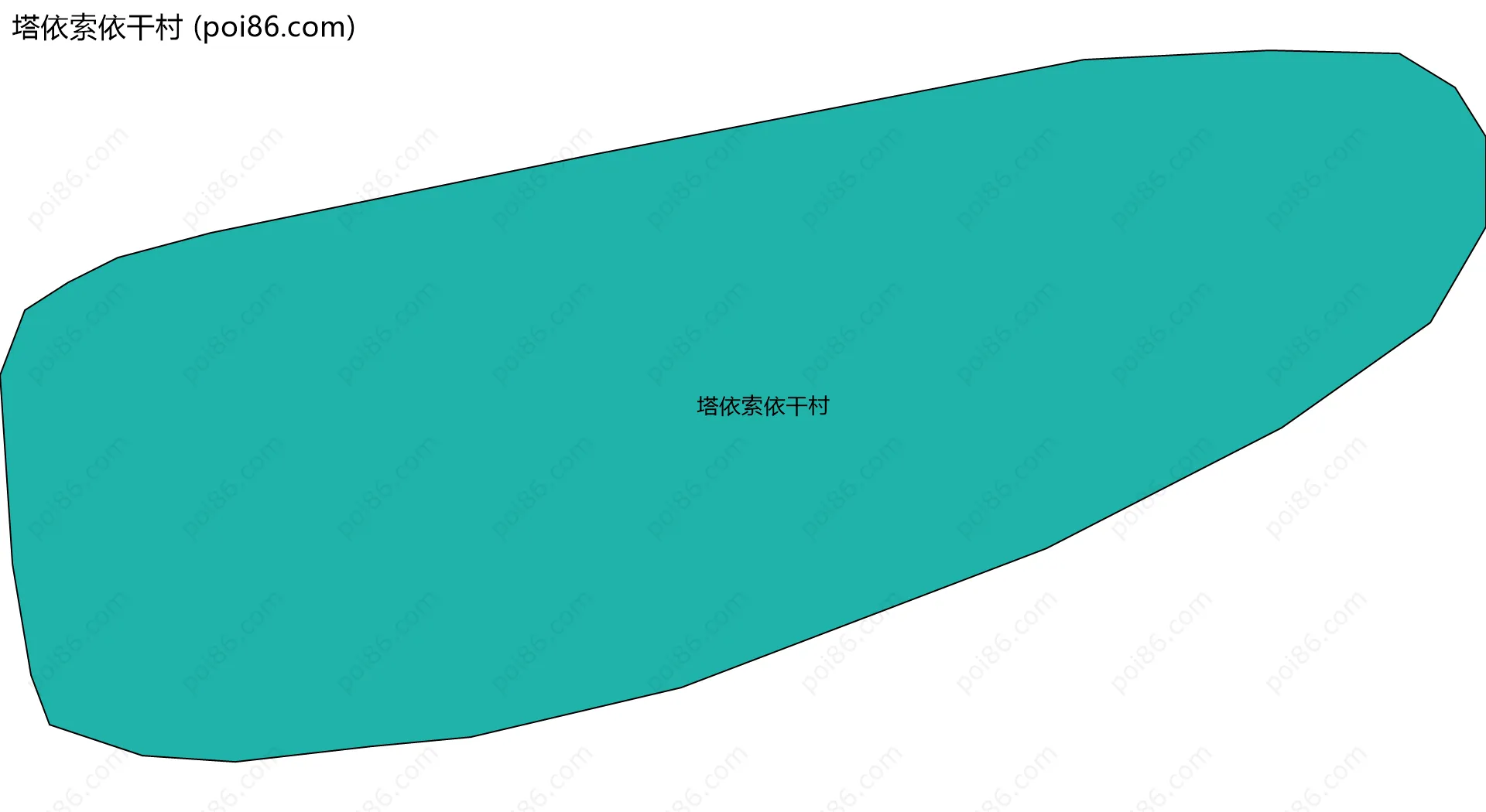 塔依索依干村边界地图