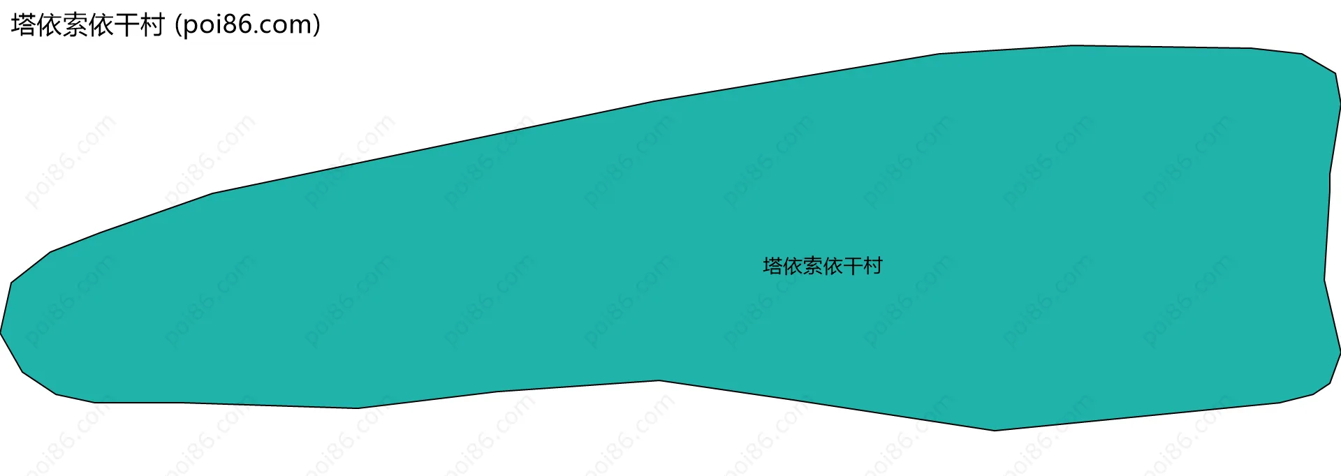 塔依索依干村边界地图