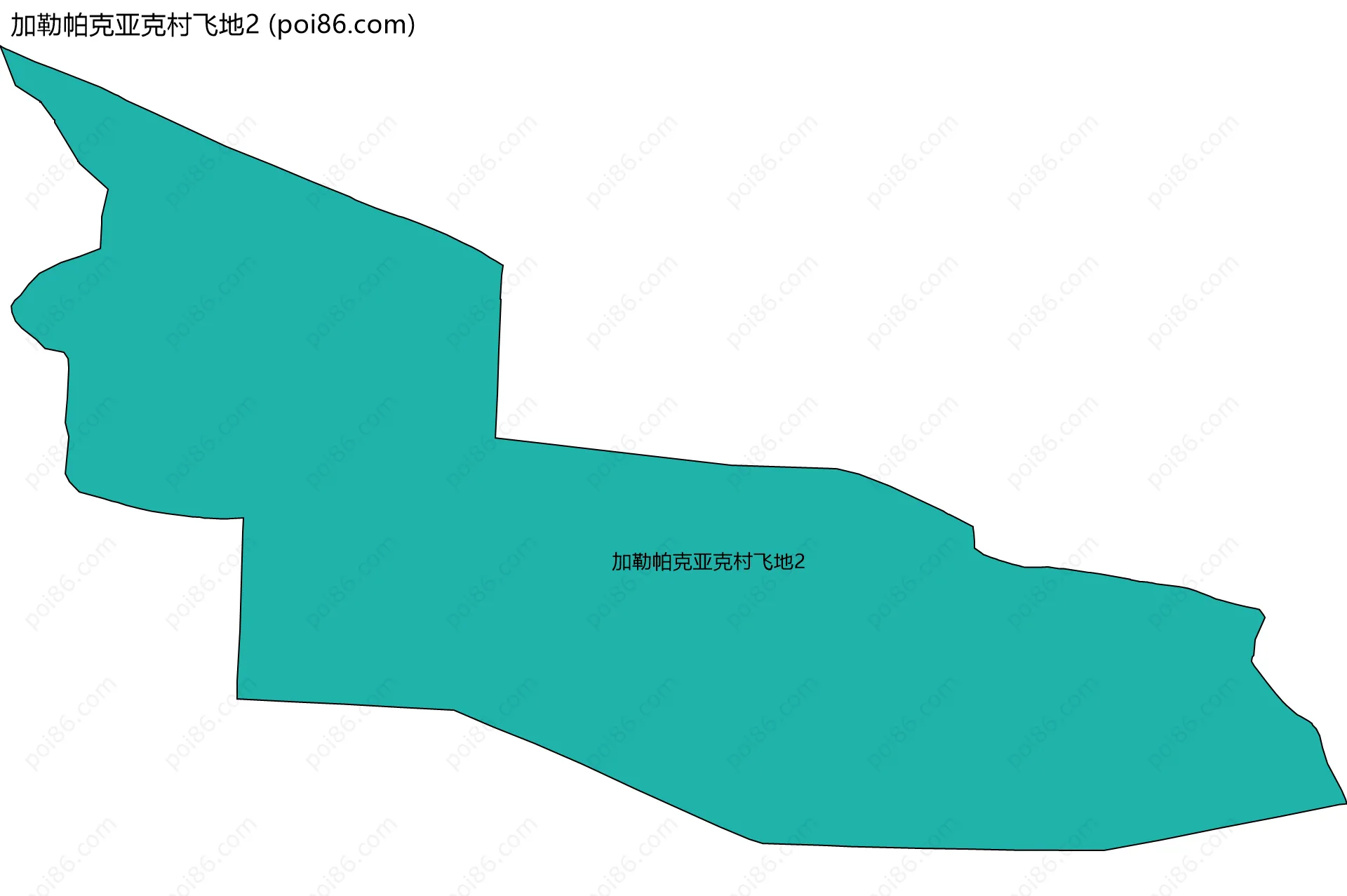 加勒帕克亚克村飞地2边界地图