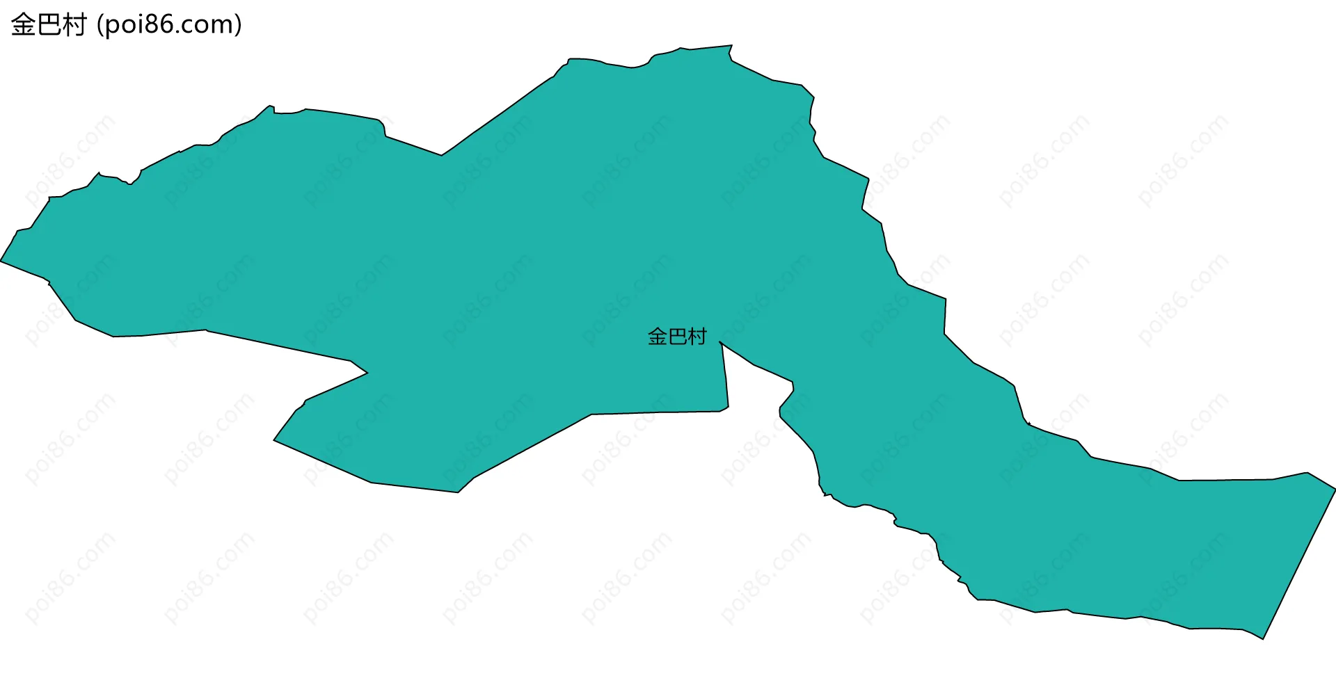 金巴村边界地图