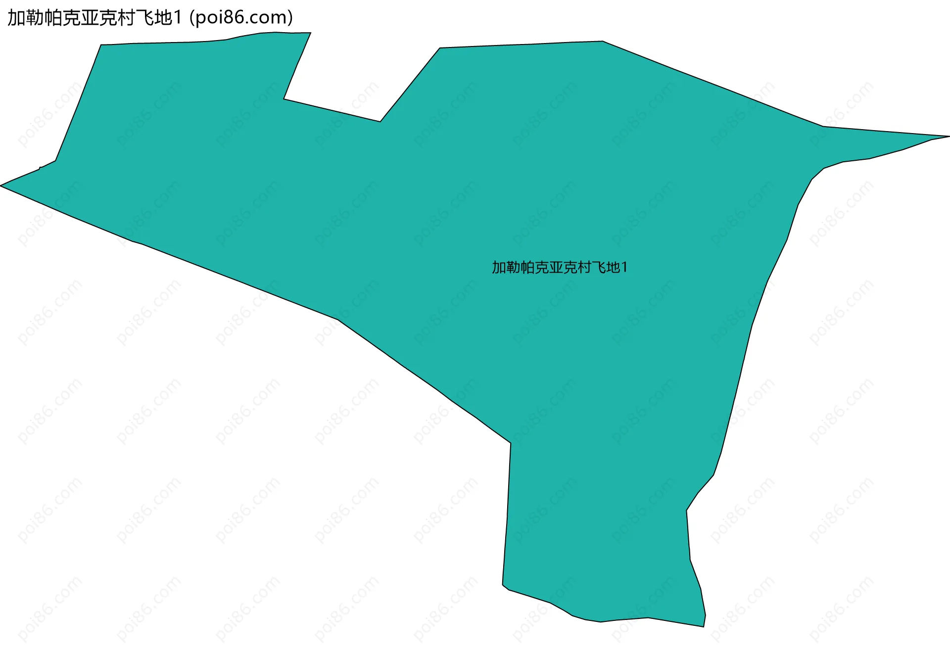 加勒帕克亚克村飞地1边界地图