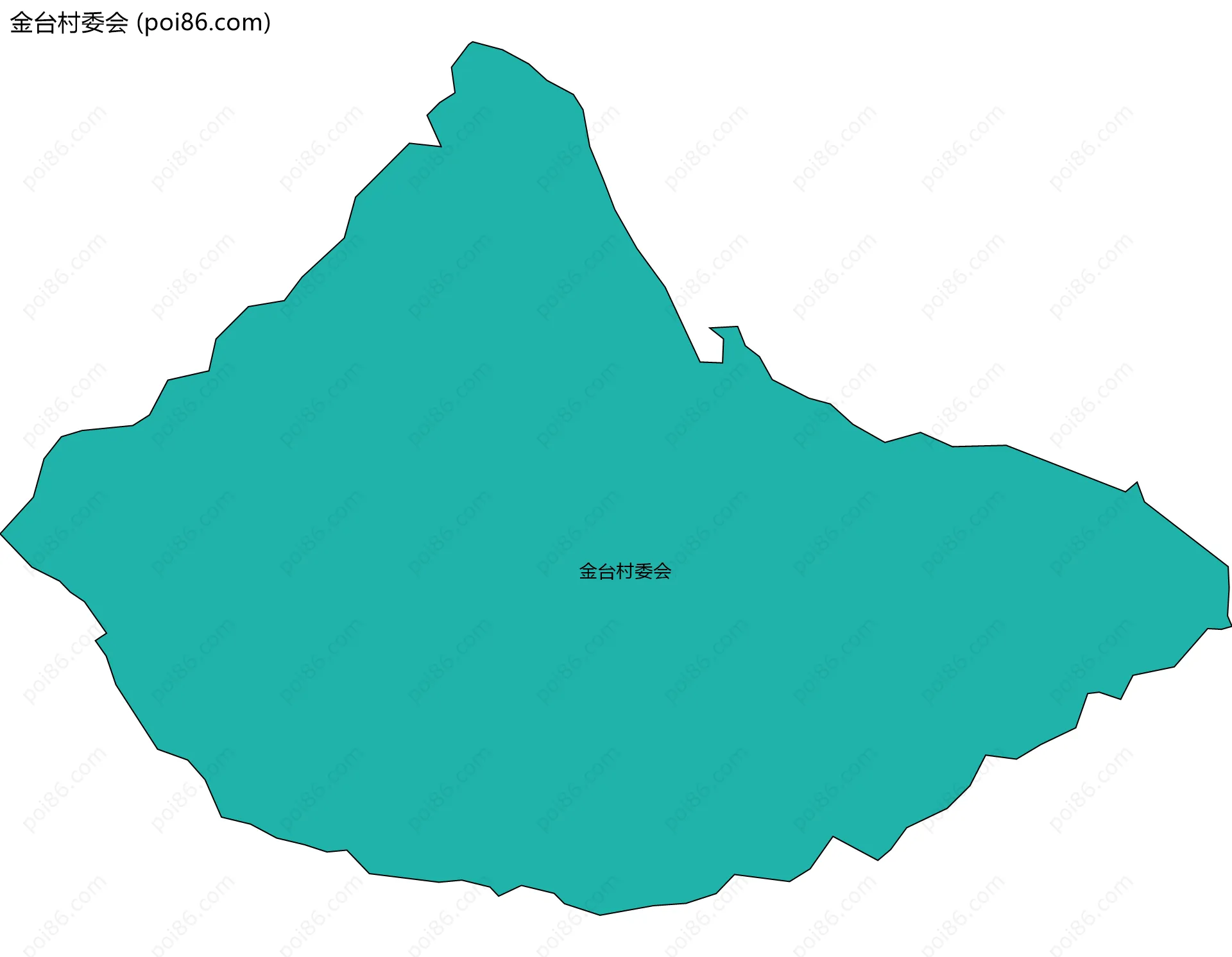 金台村委会边界地图