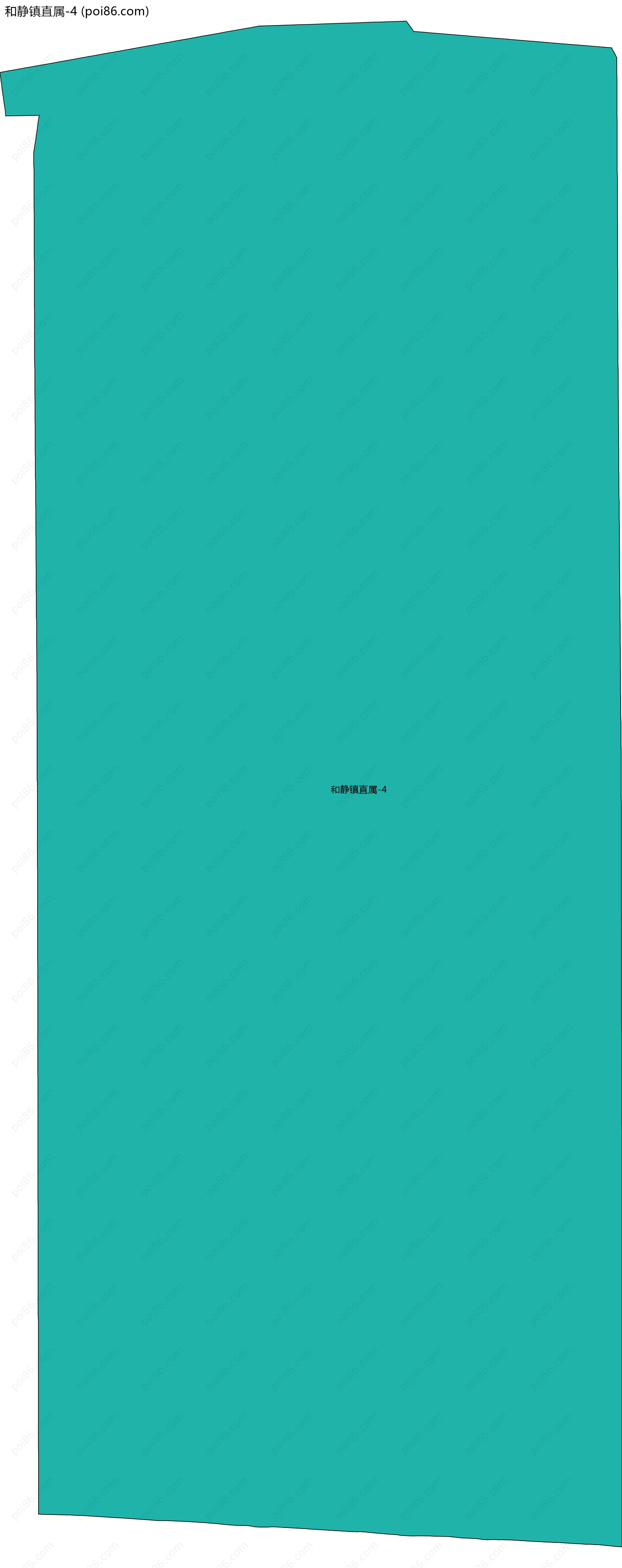 和静镇直属-4边界地图