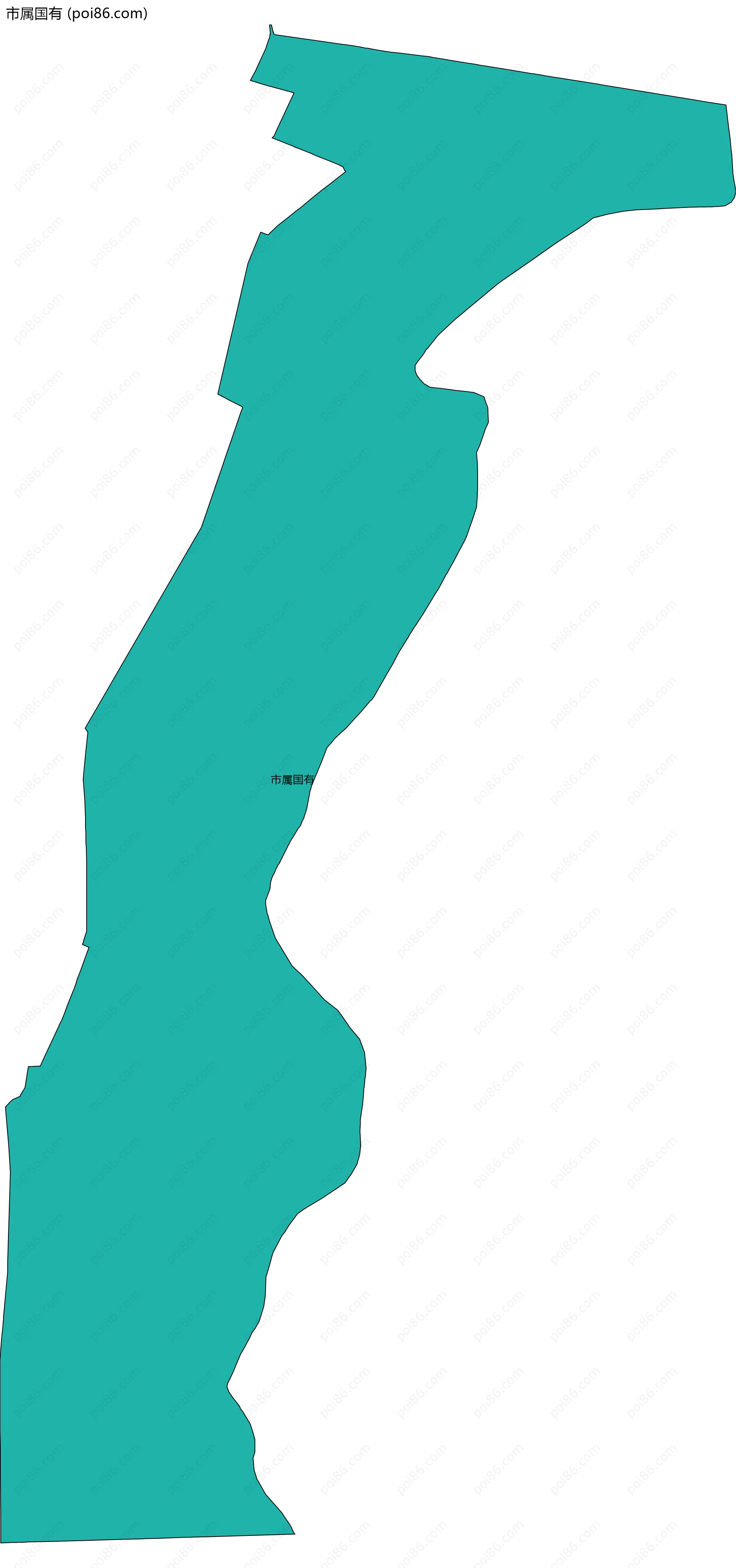 市属国有边界地图