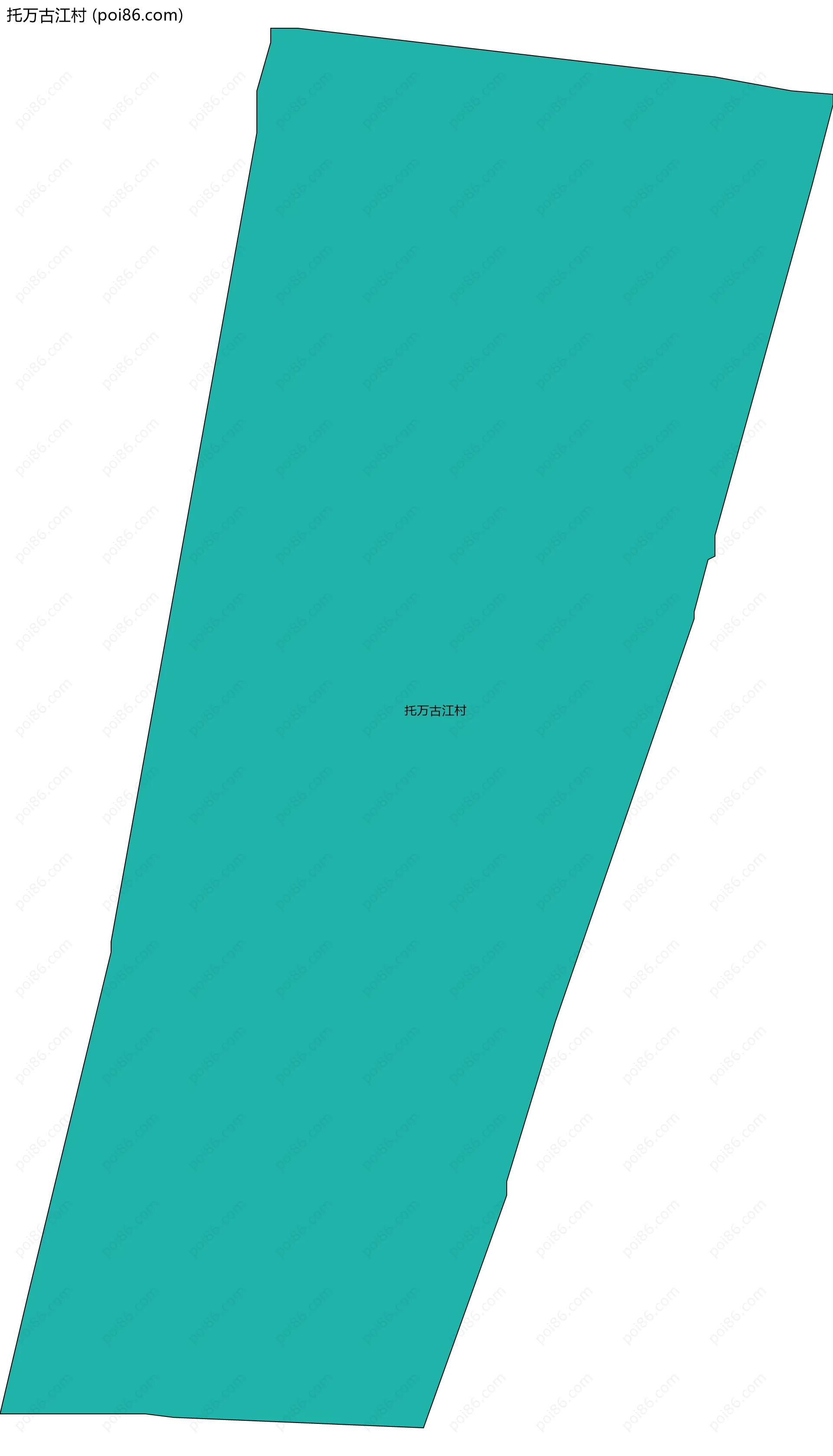 托万古江村边界地图