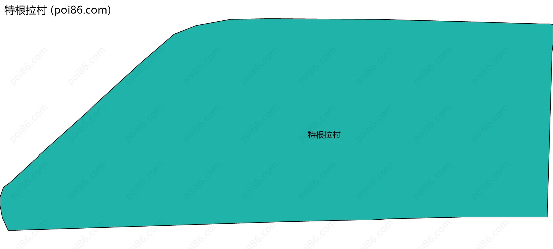 特根拉村边界地图