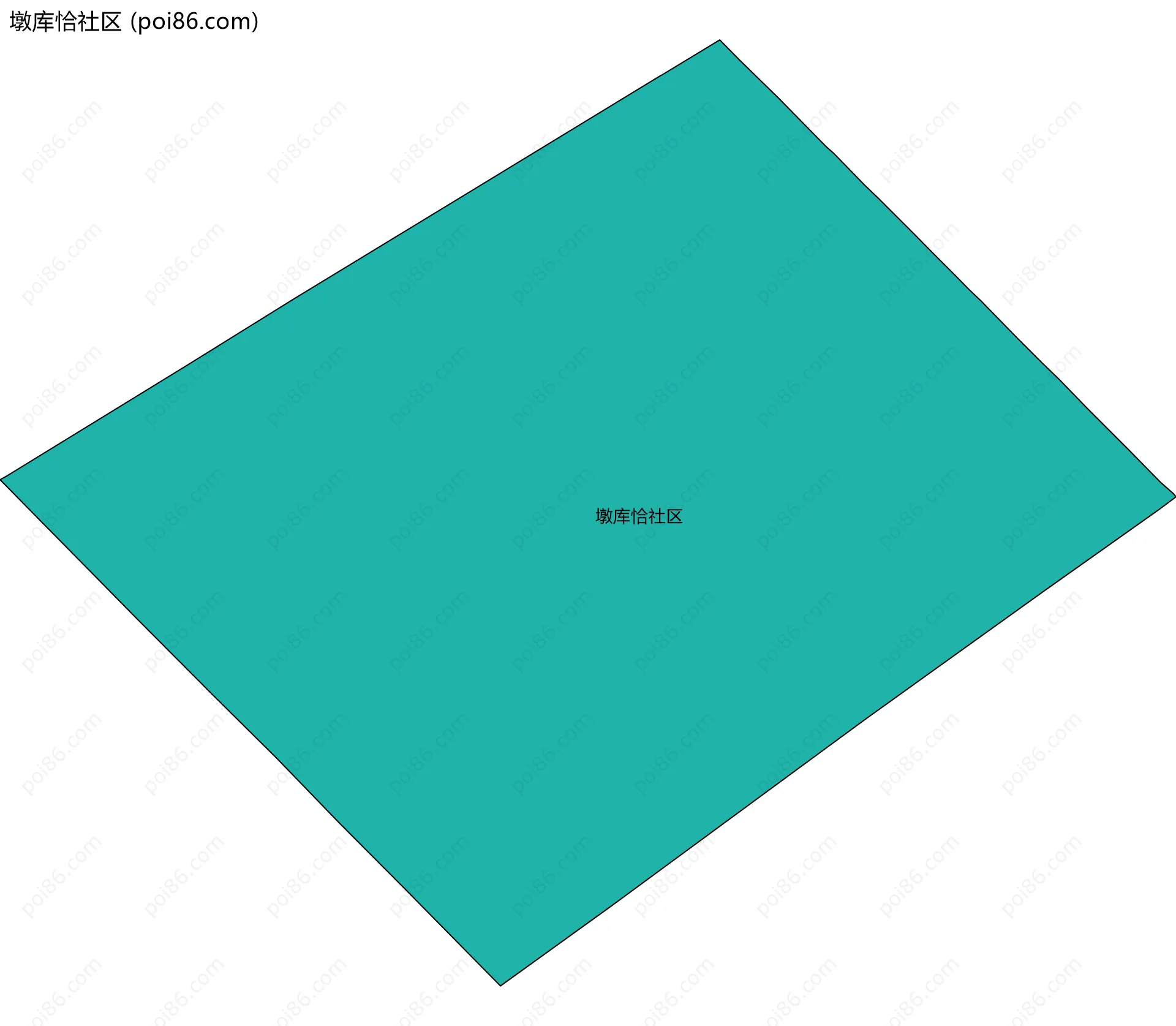 墩库恰社区边界地图