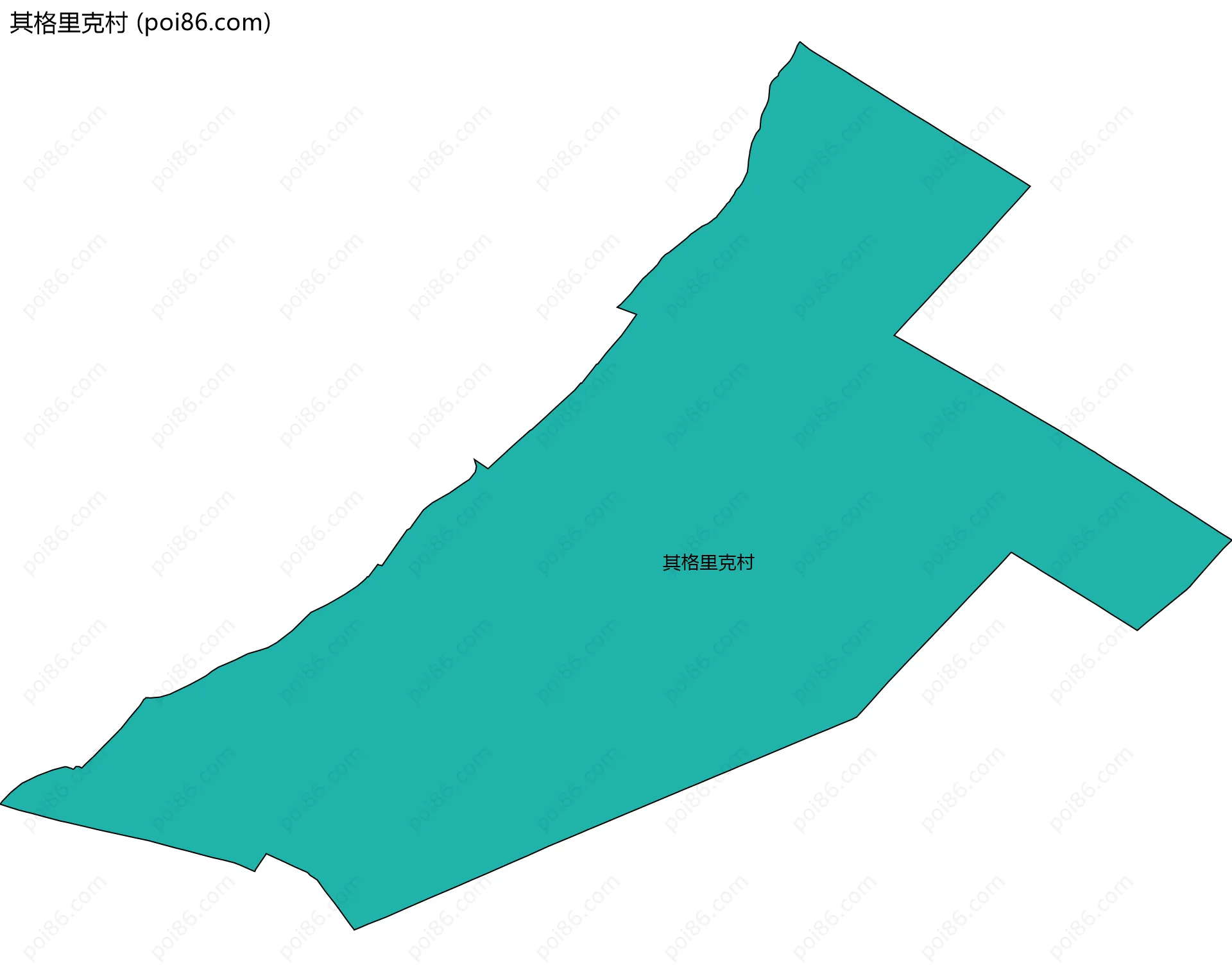 其格里克村边界地图