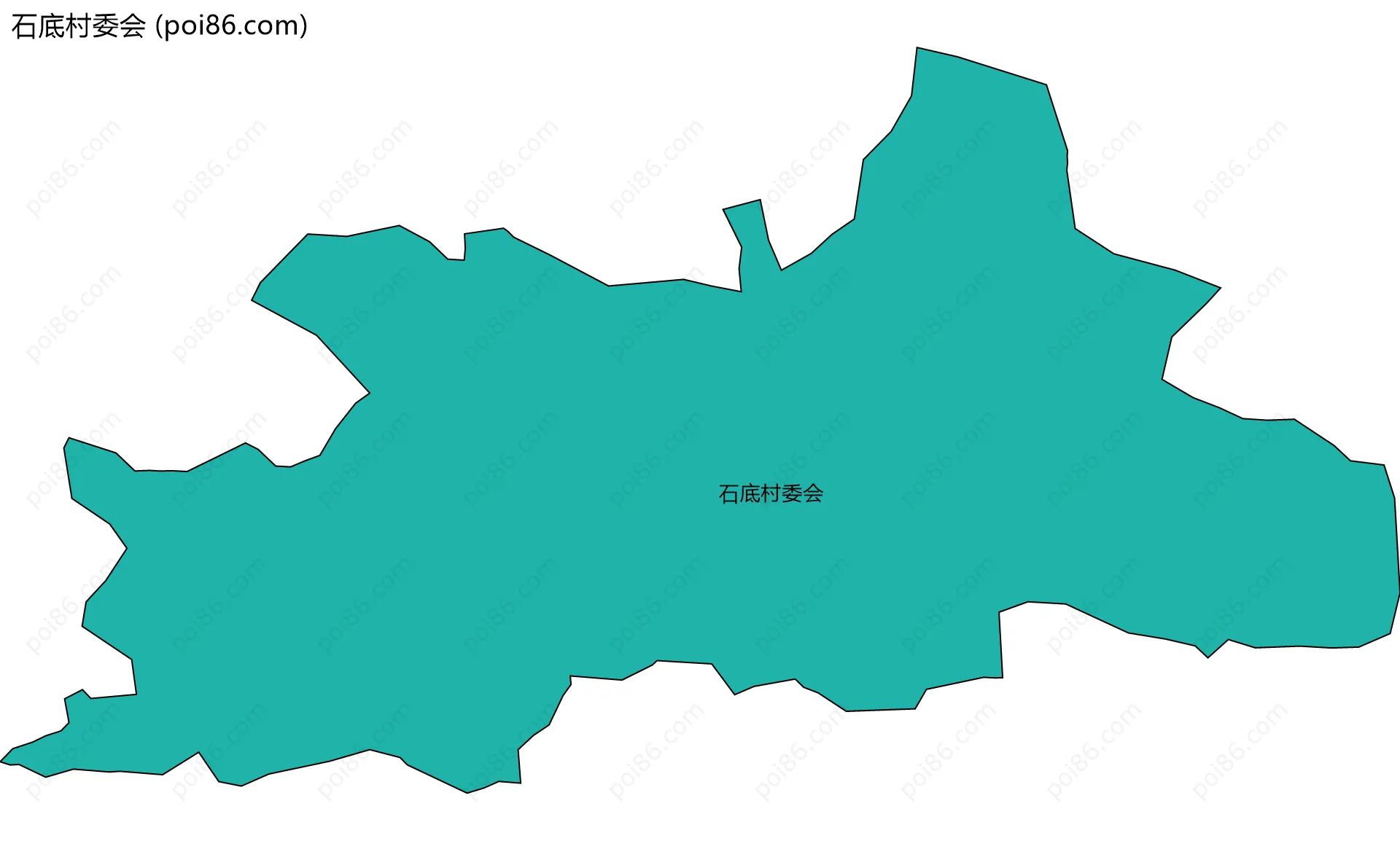 石底村委会边界地图