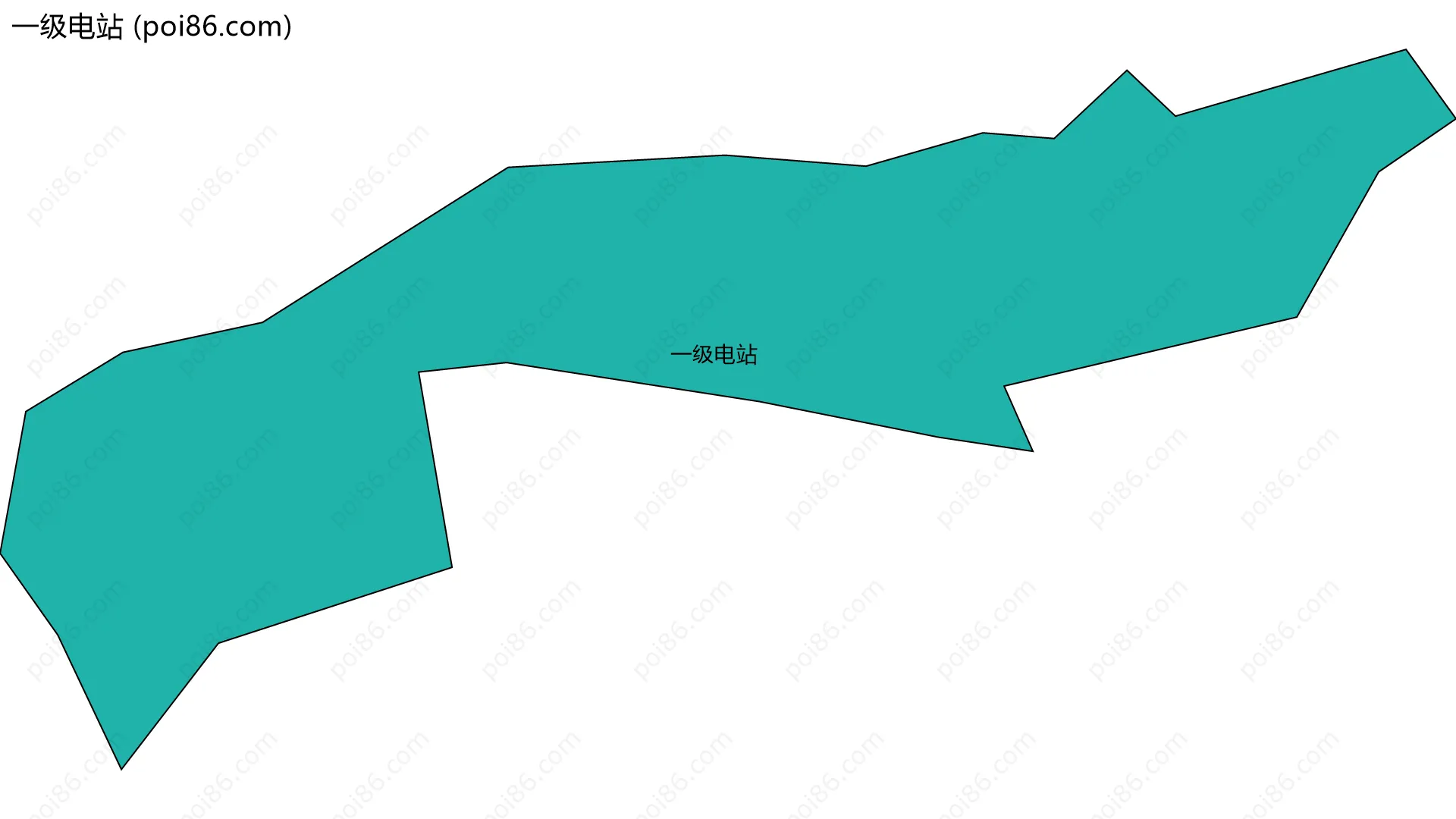 一级电站边界地图