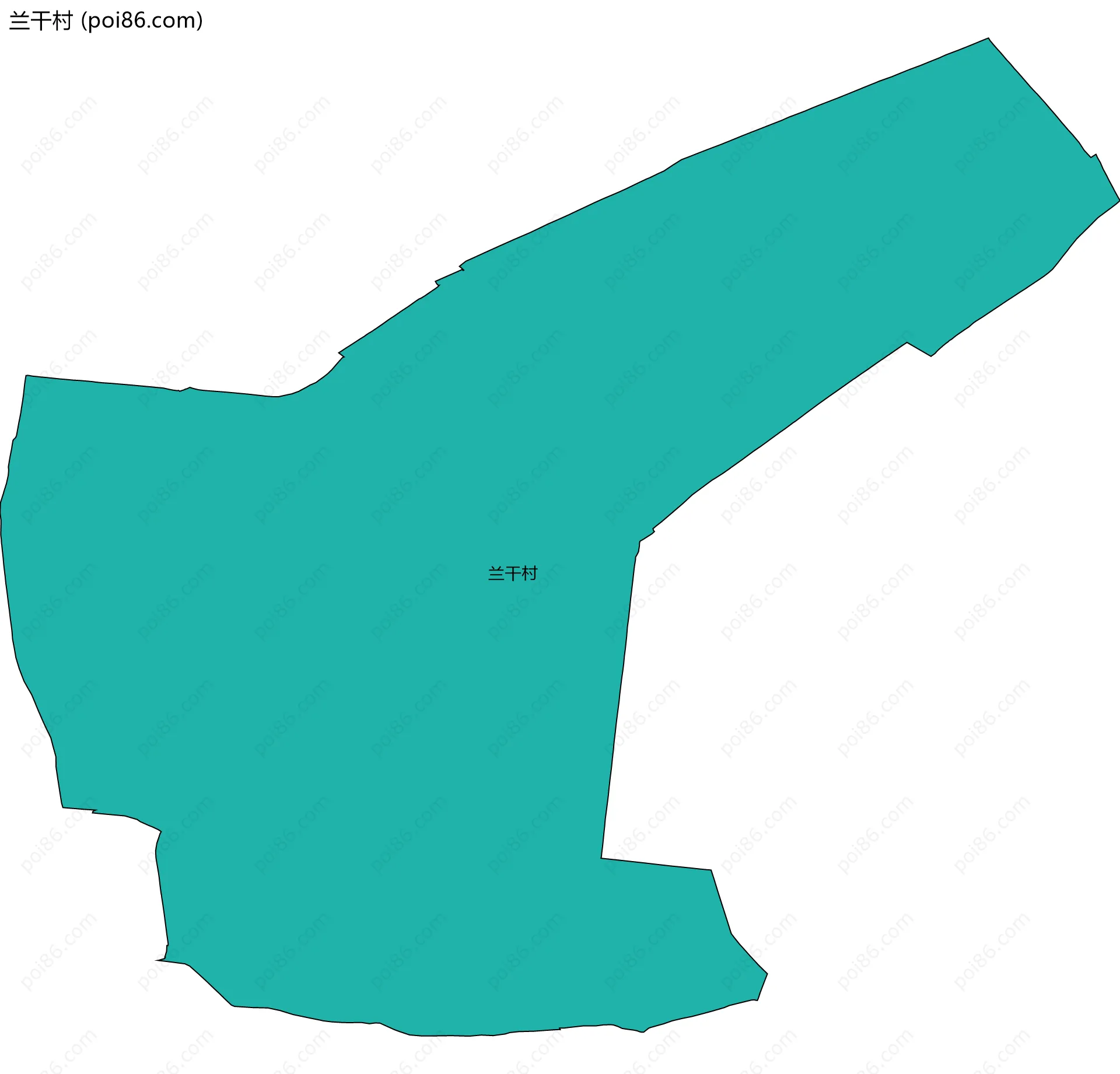 兰干村边界地图