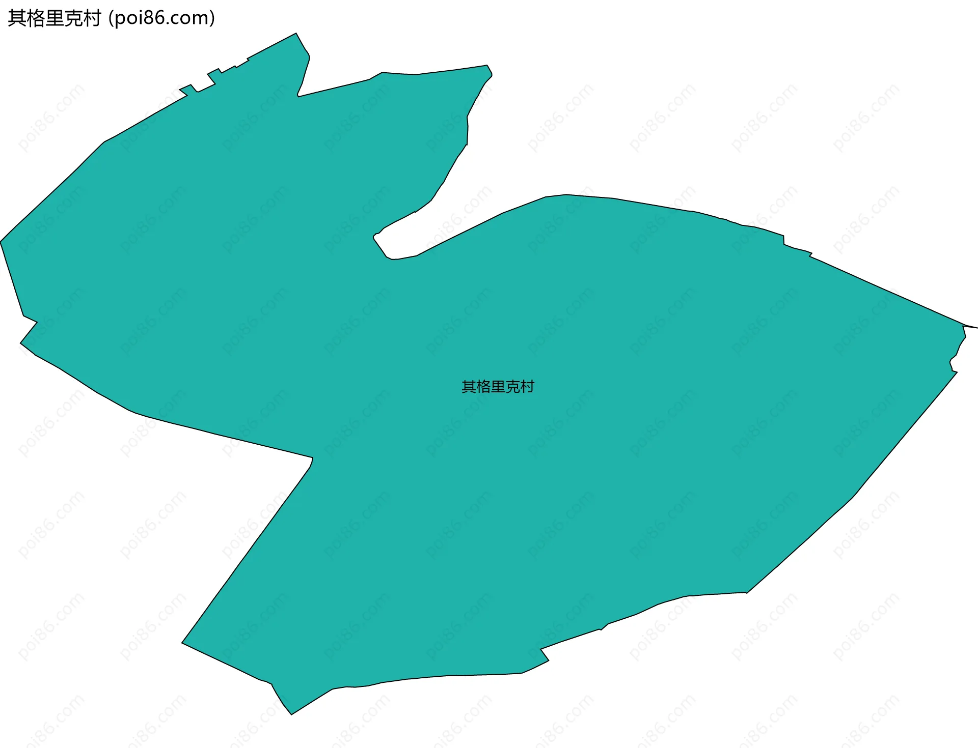 其格里克村边界地图