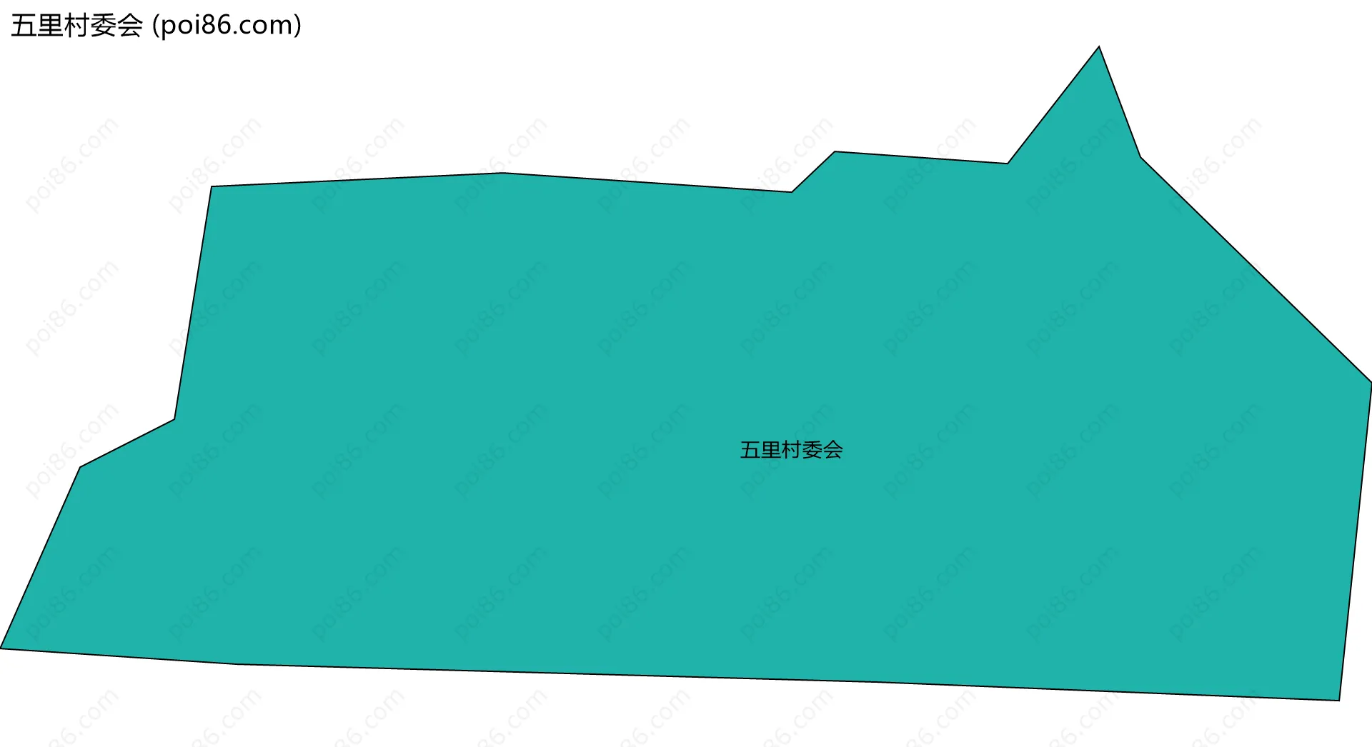 五里村委会边界地图