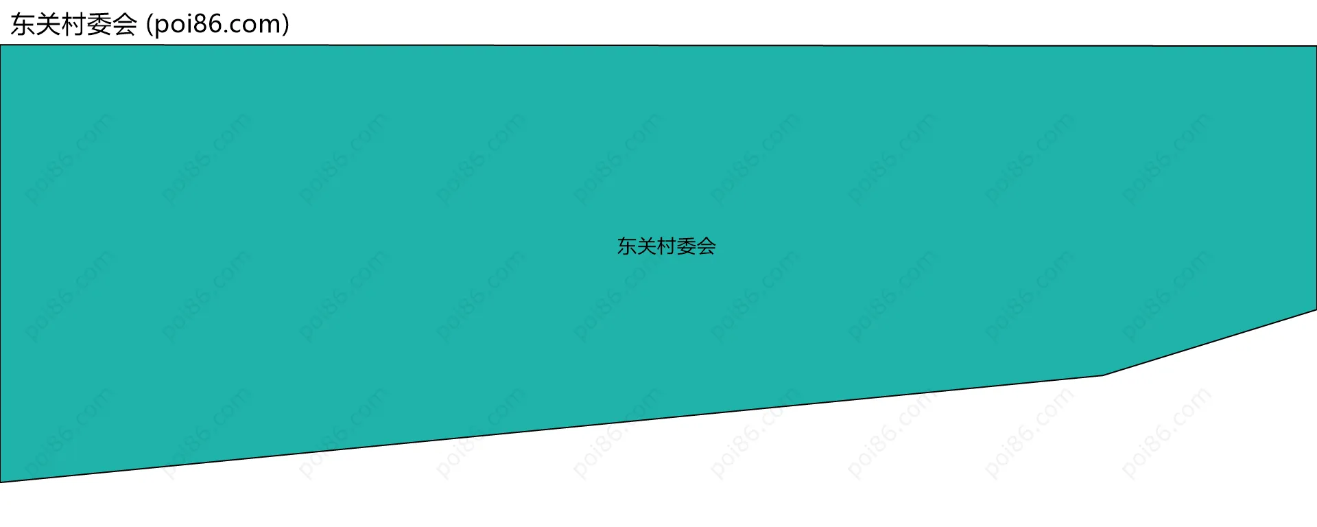 东关村委会边界地图