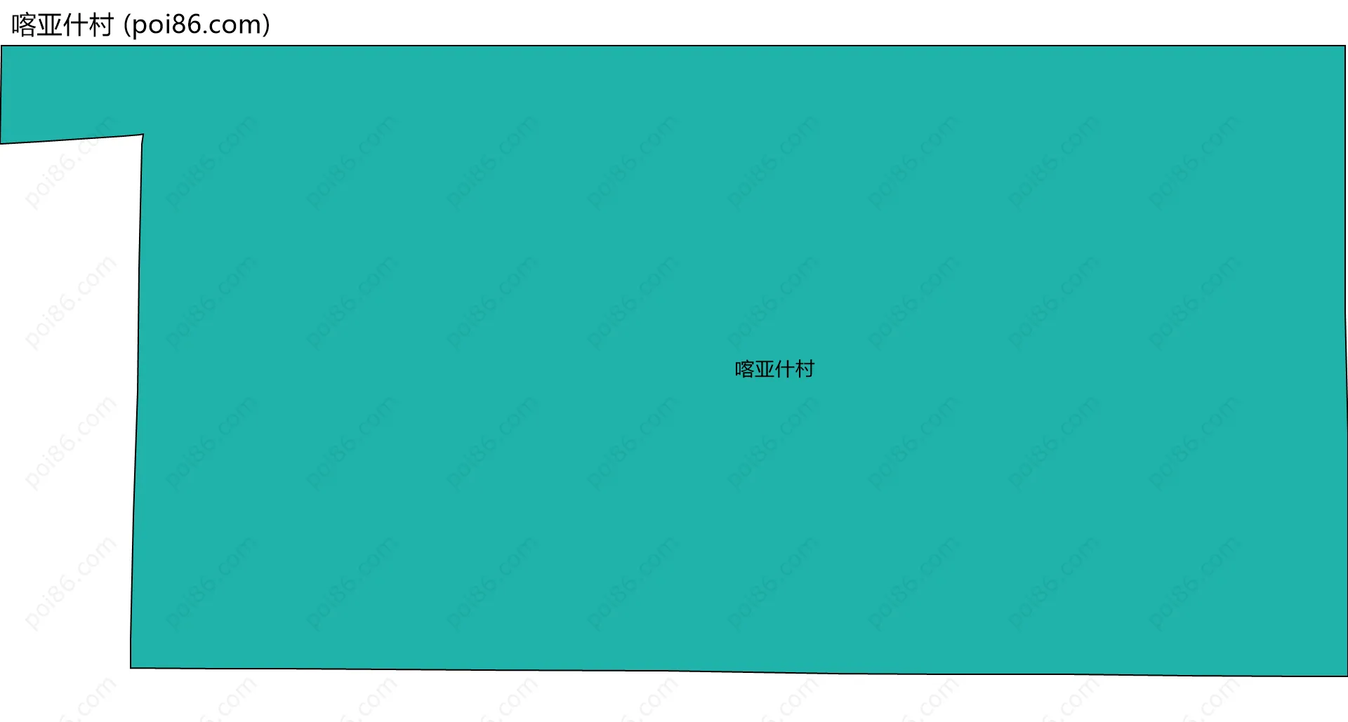 喀亚什村边界地图