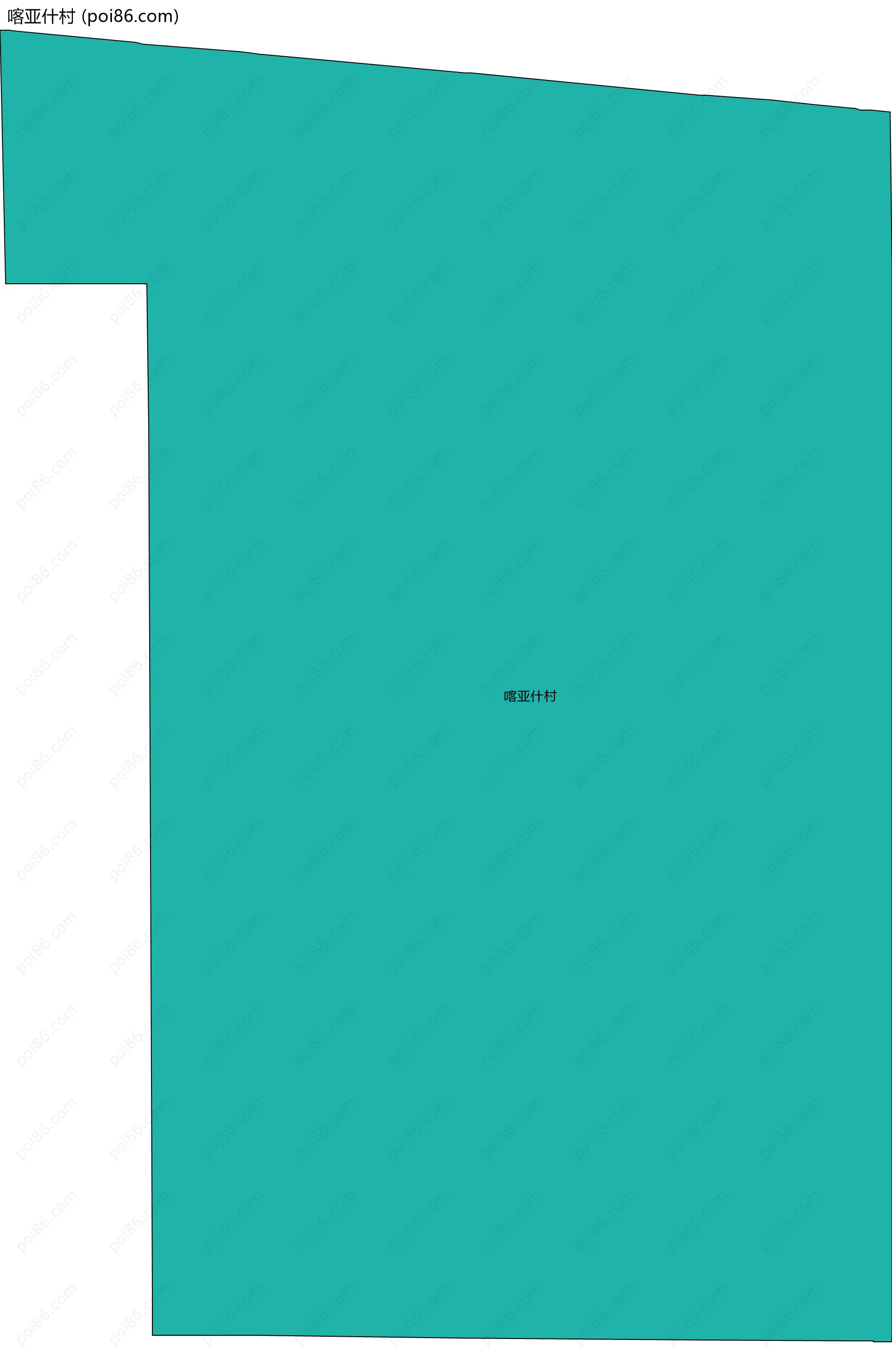 喀亚什村边界地图