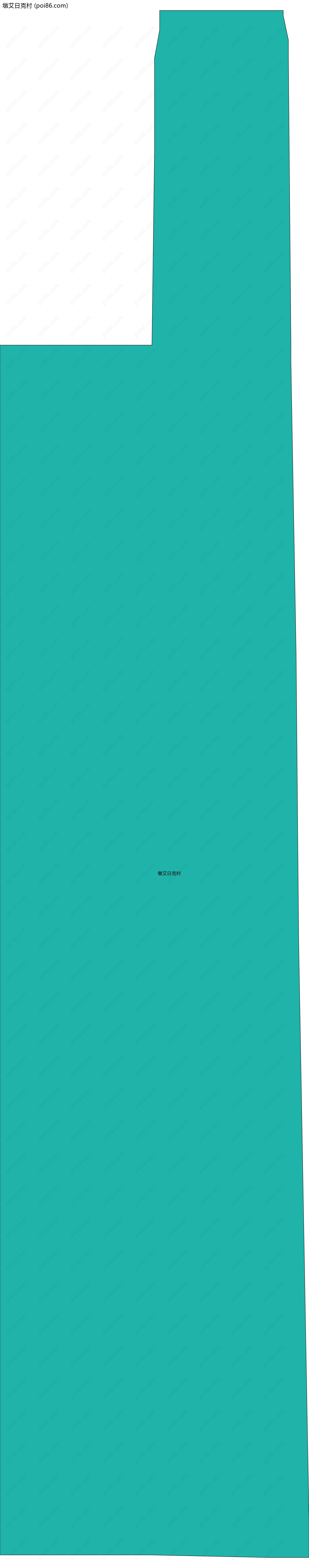 墩艾日克村边界地图