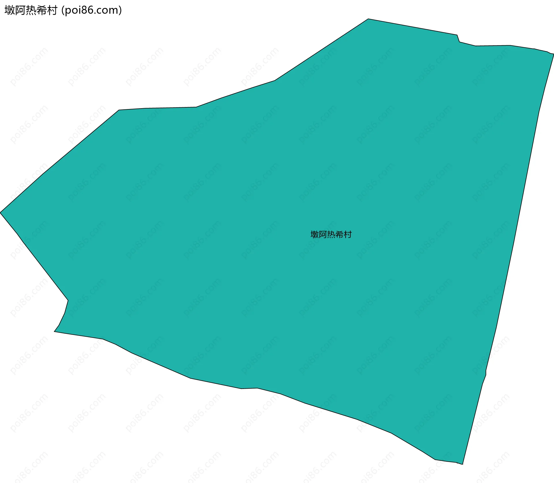 墩阿热希村边界地图