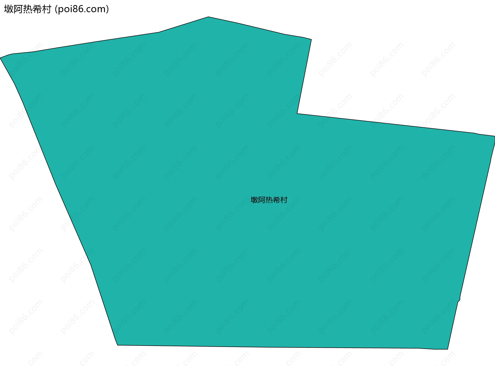 墩阿热希村边界地图