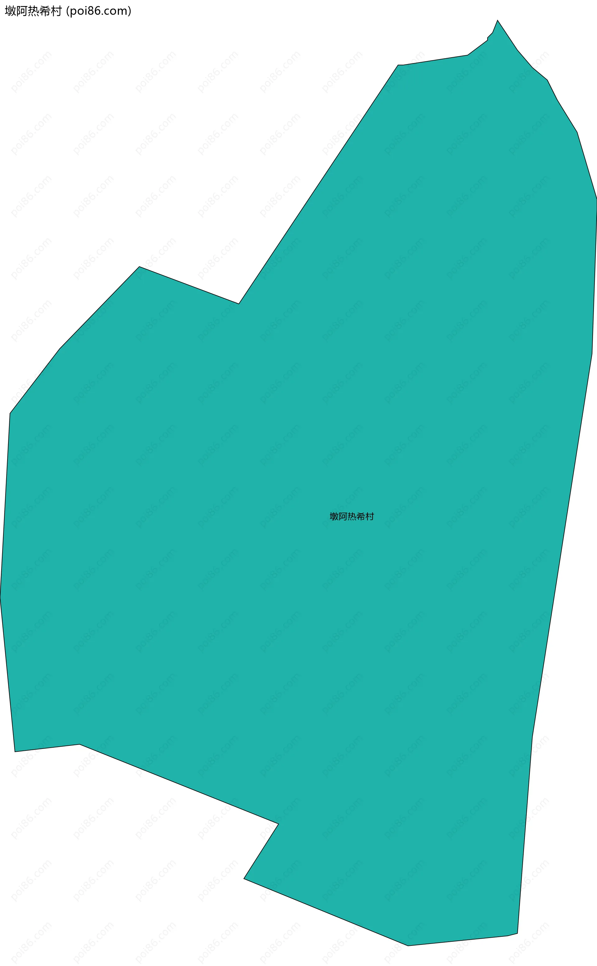 墩阿热希村边界地图