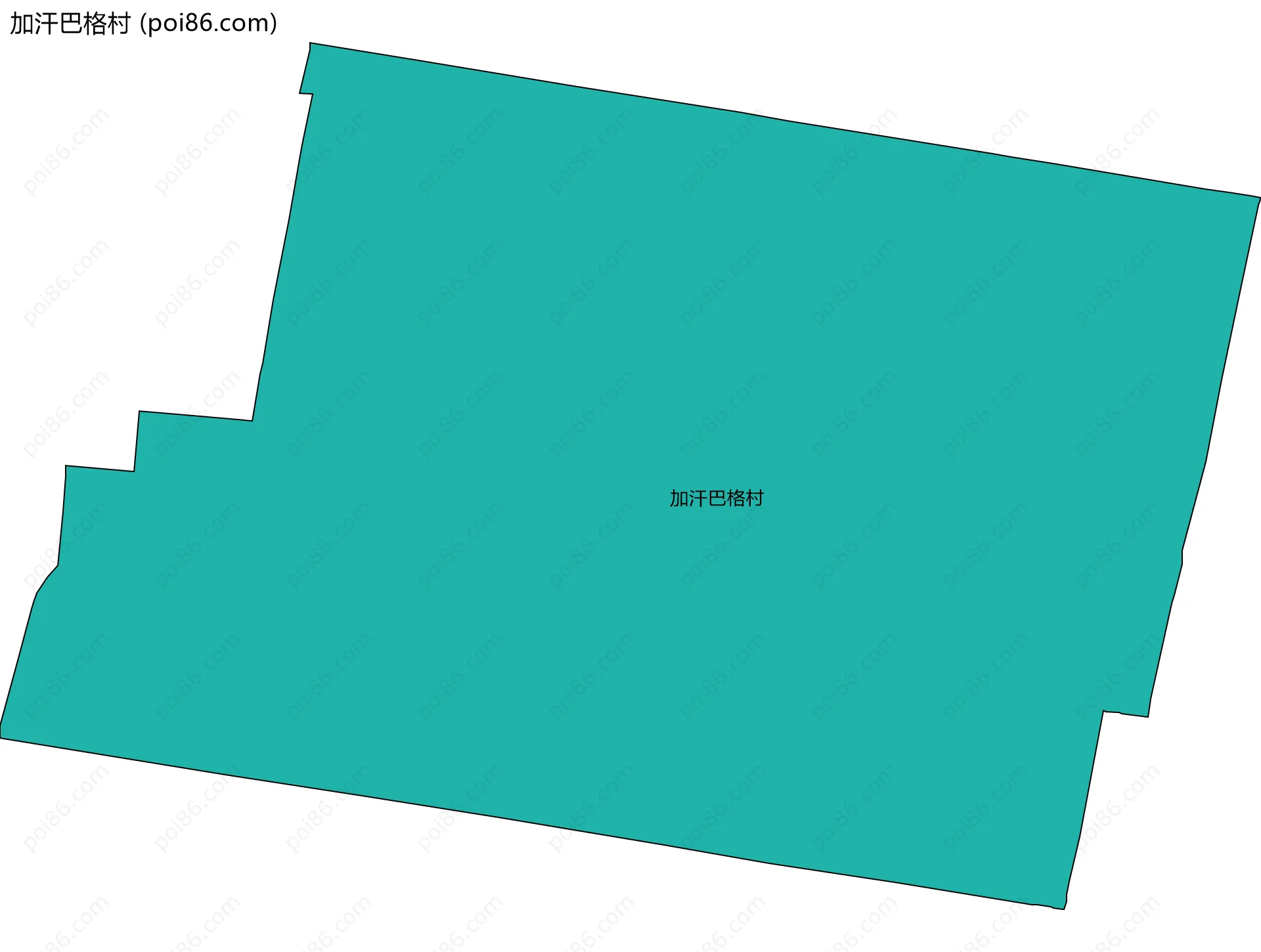 加汗巴格村边界地图
