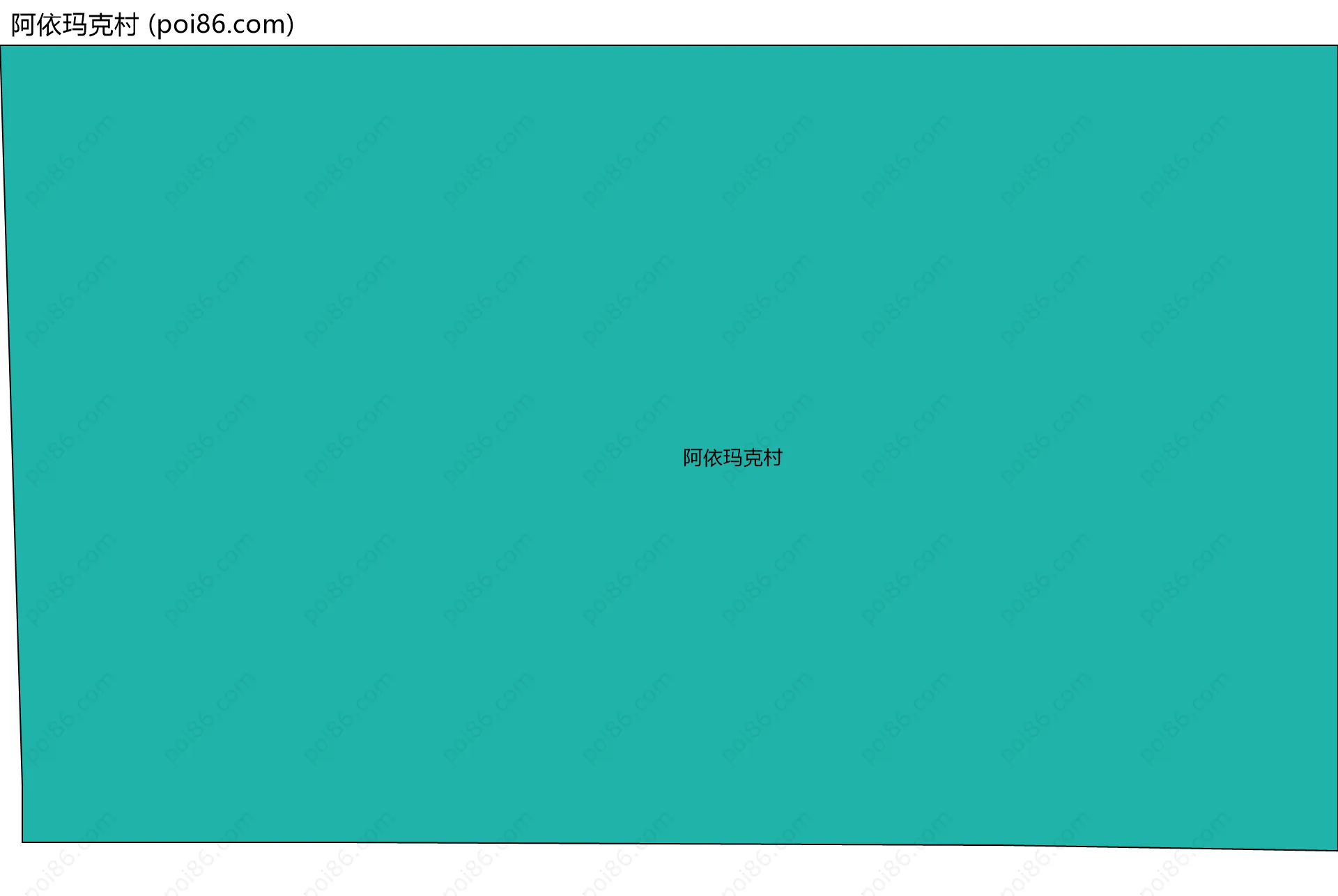 阿依玛克村边界地图