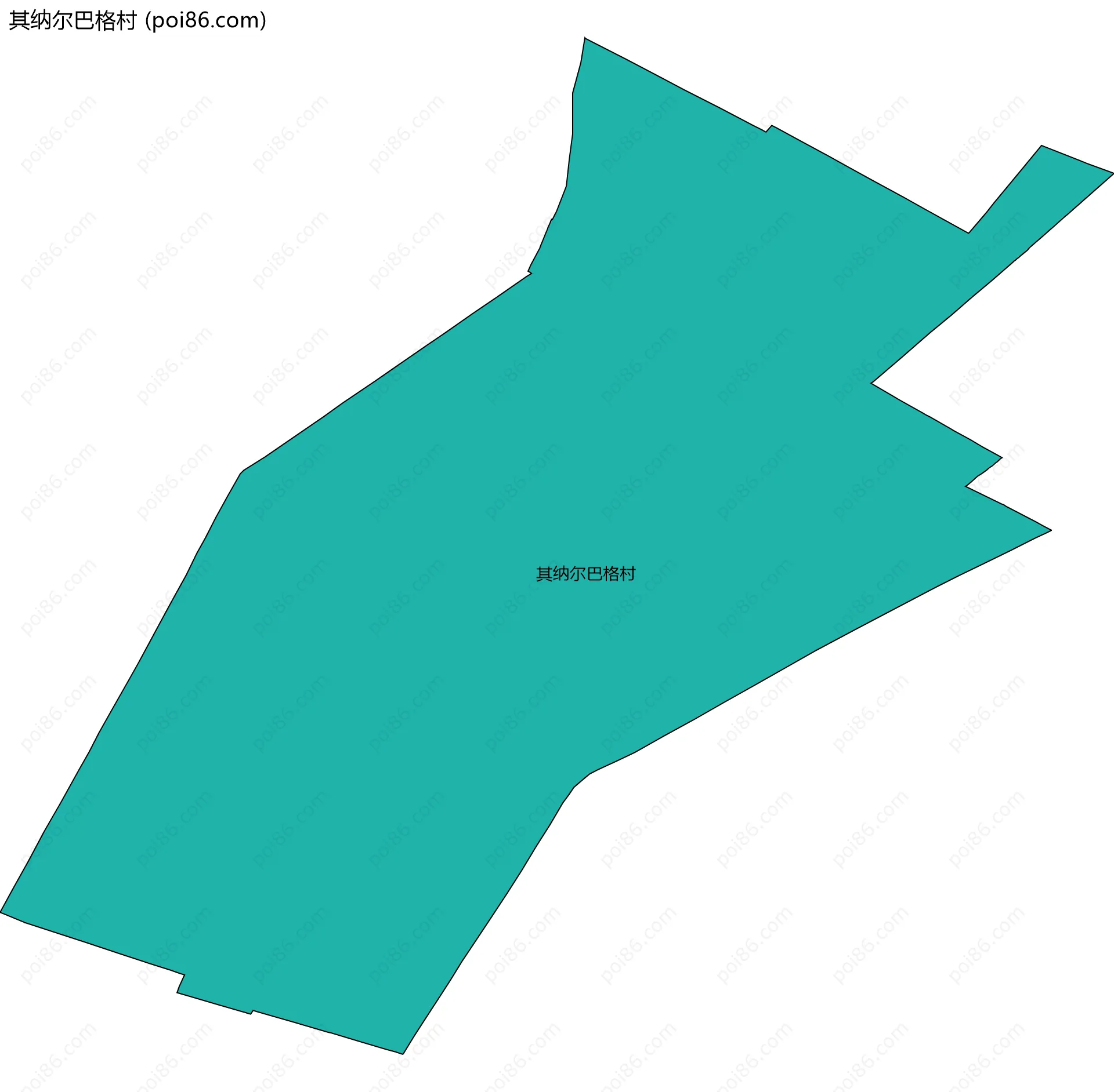 其纳尔巴格村边界地图