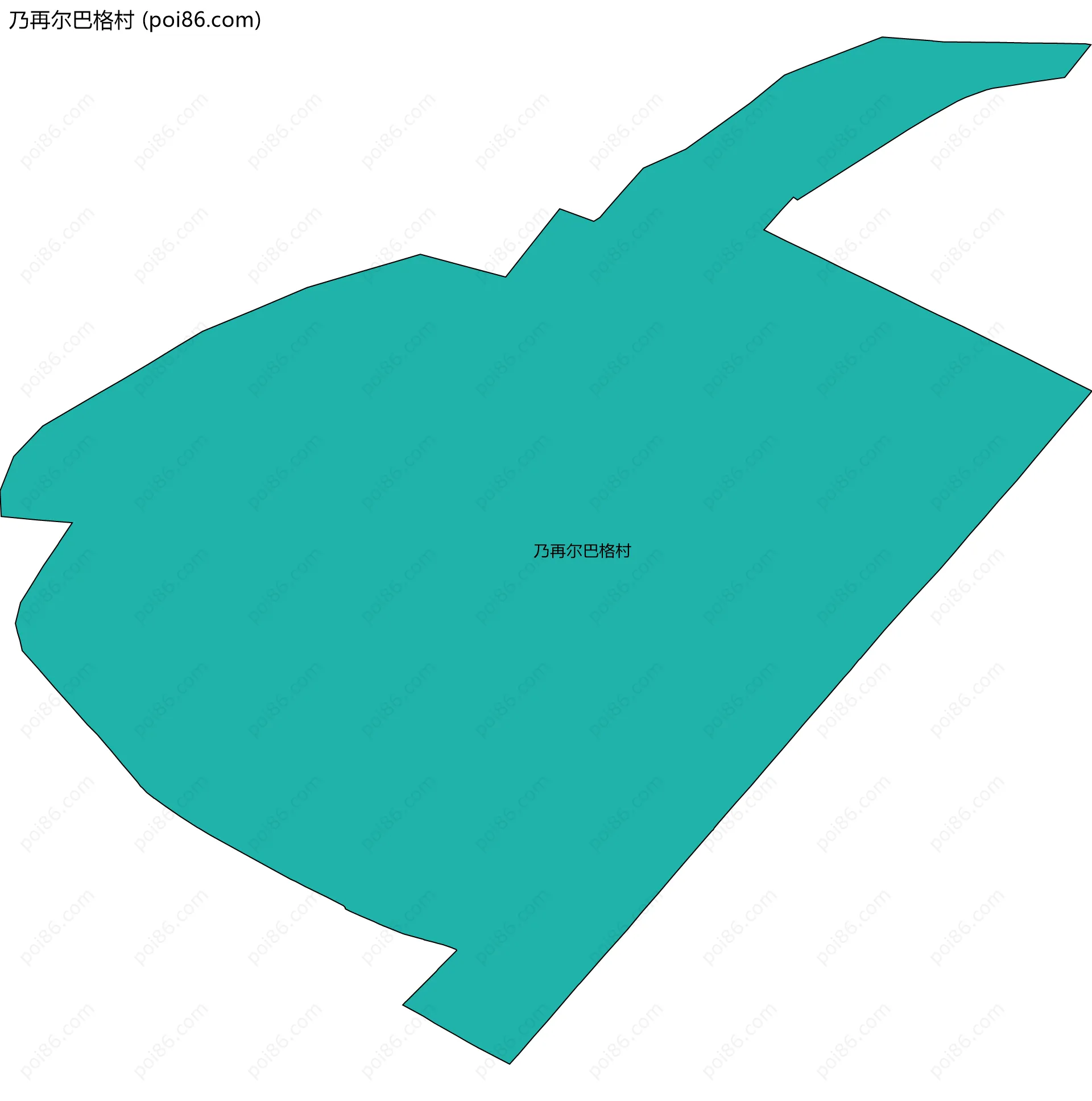 乃再尔巴格村边界地图