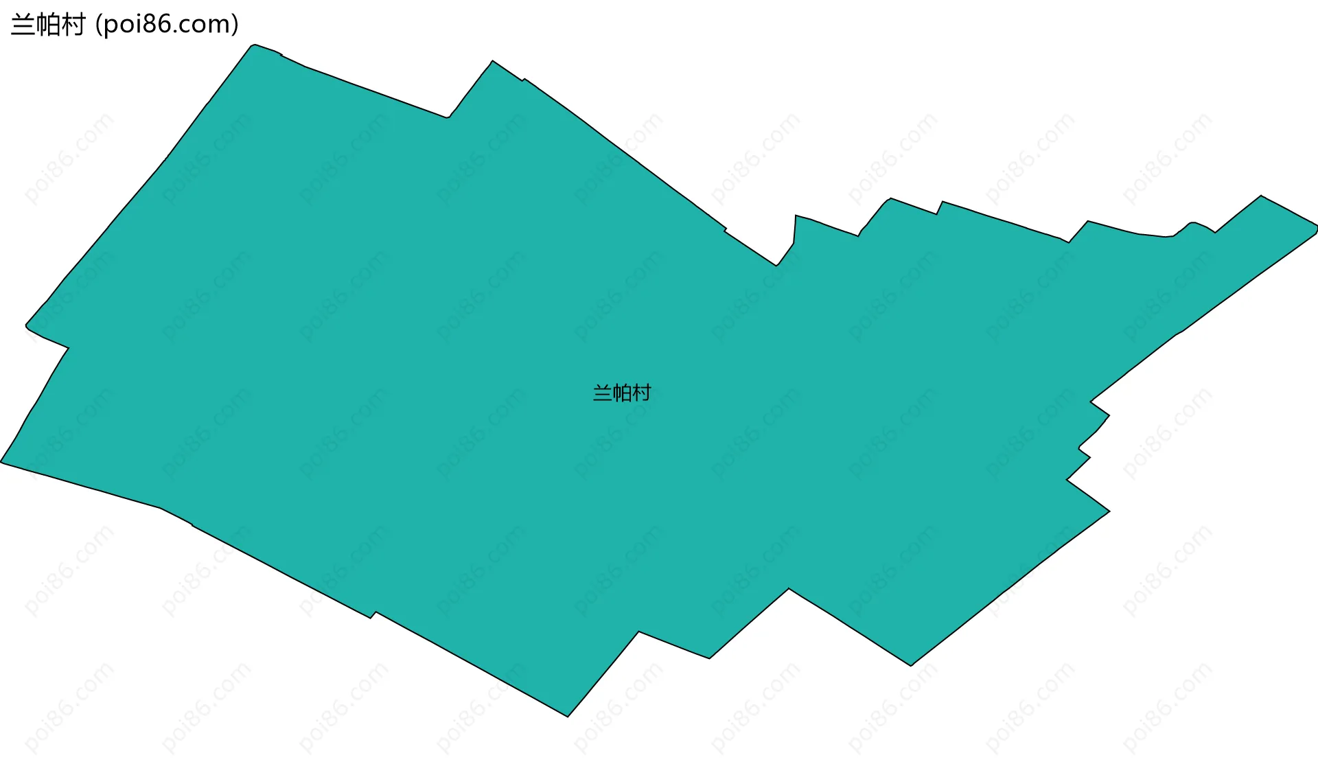 兰帕村边界地图