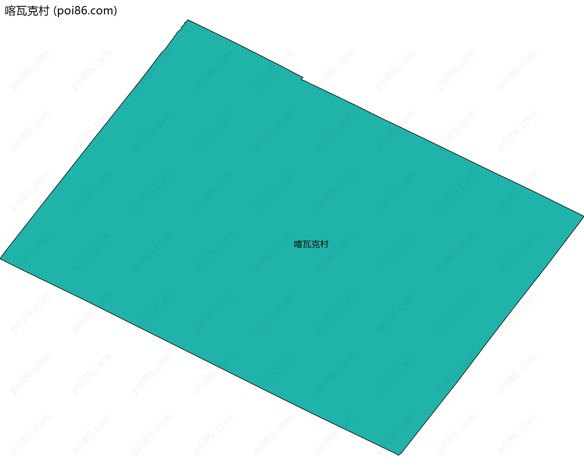 喀瓦克村边界地图