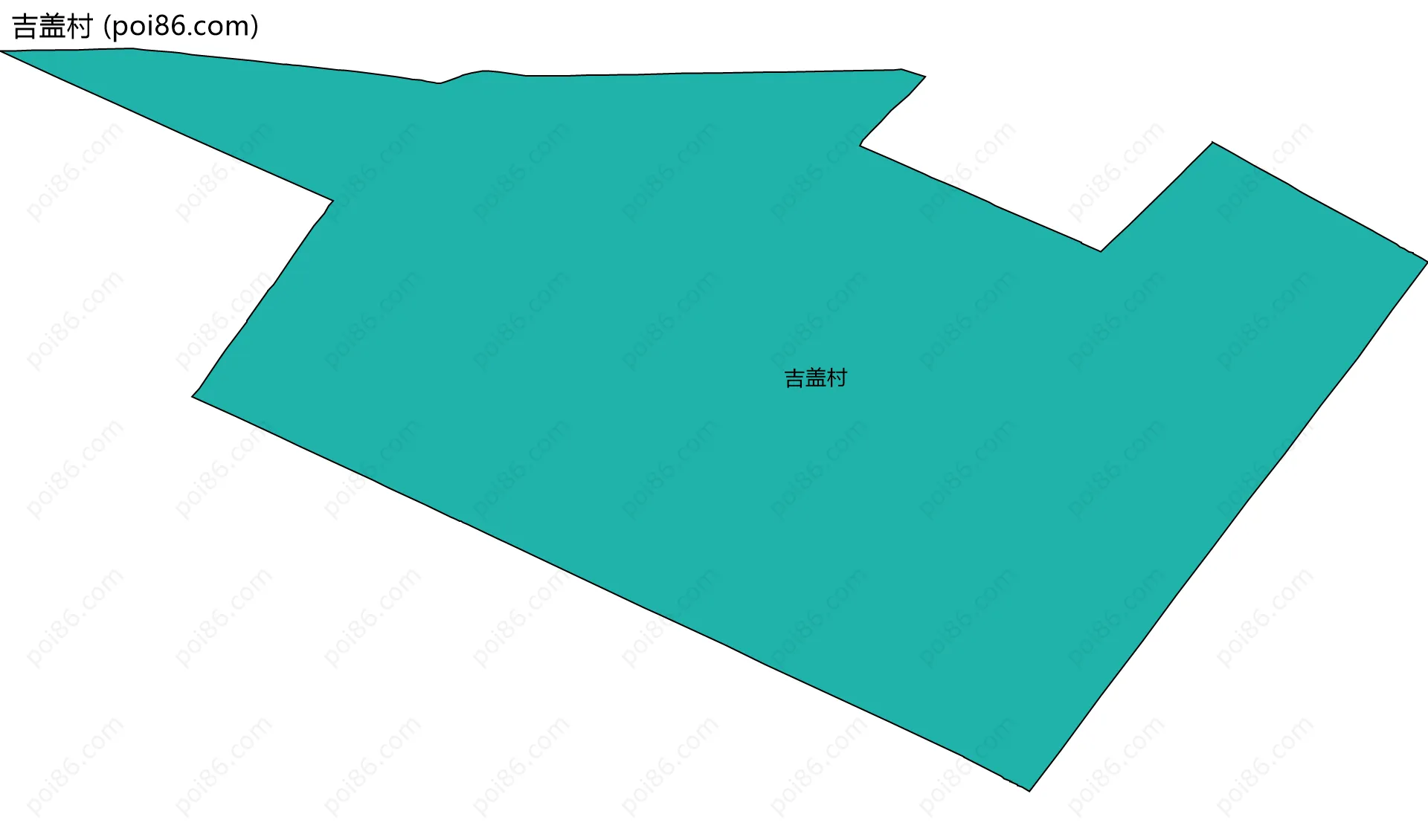 吉盖村边界地图