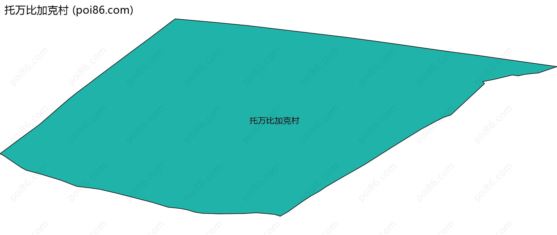 托万比加克村边界地图