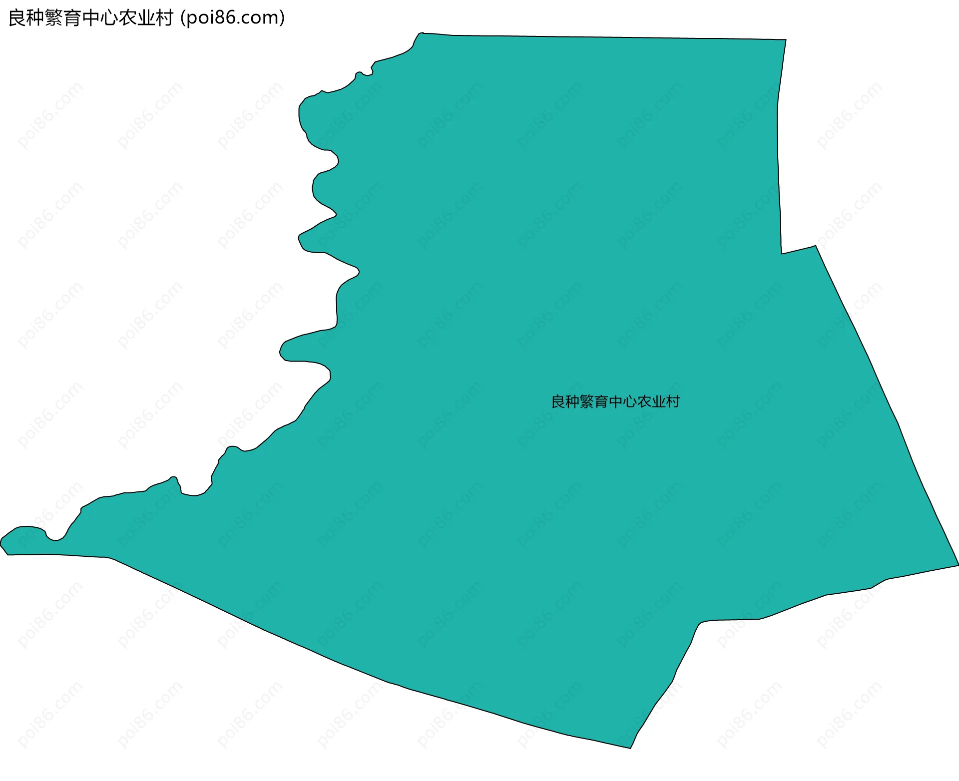 良种繁育中心农业村边界地图