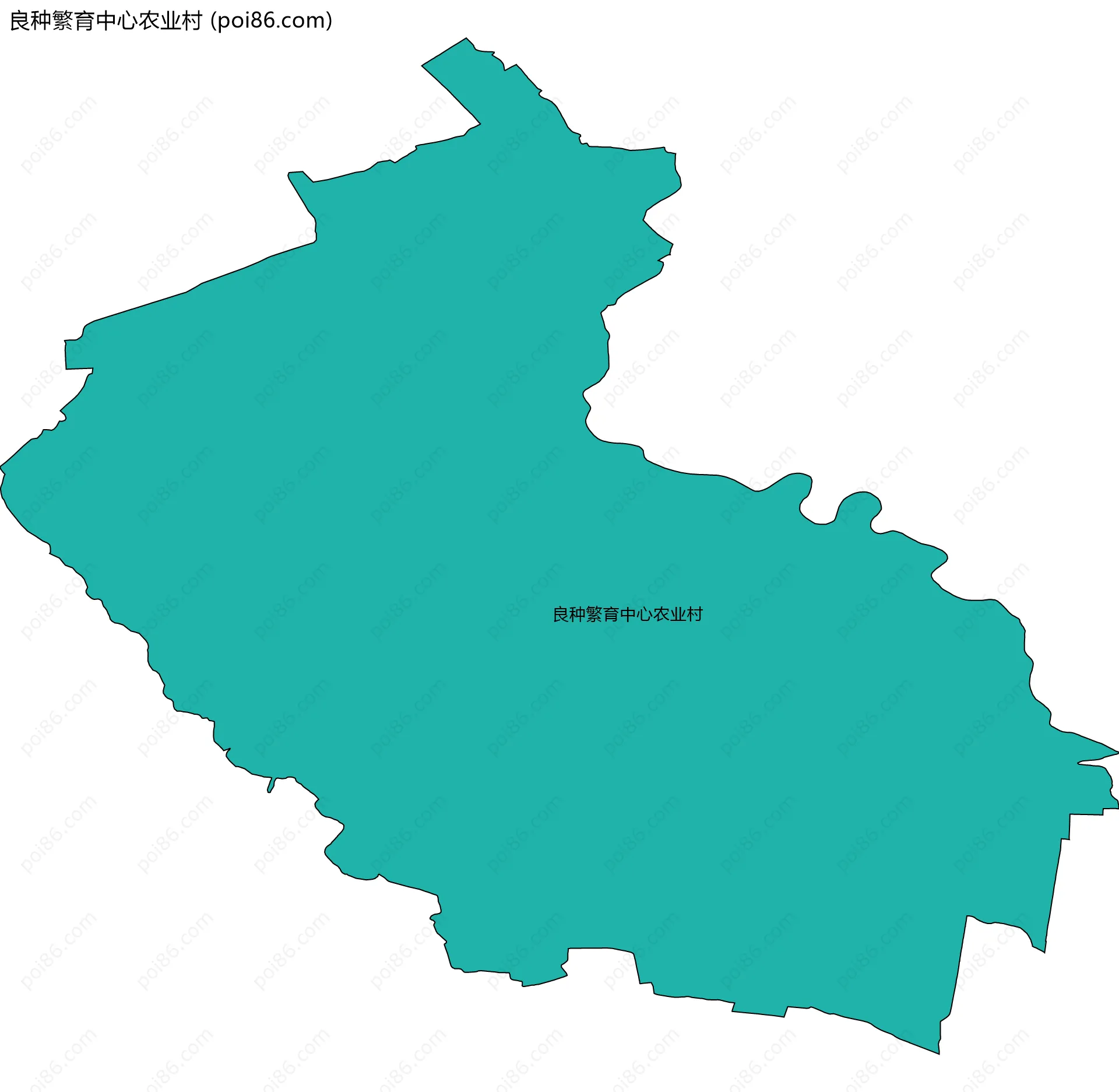 良种繁育中心农业村边界地图