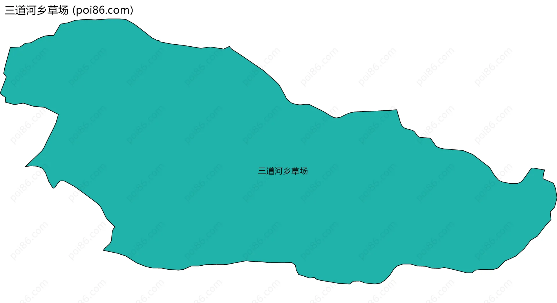 三道河乡草场边界地图