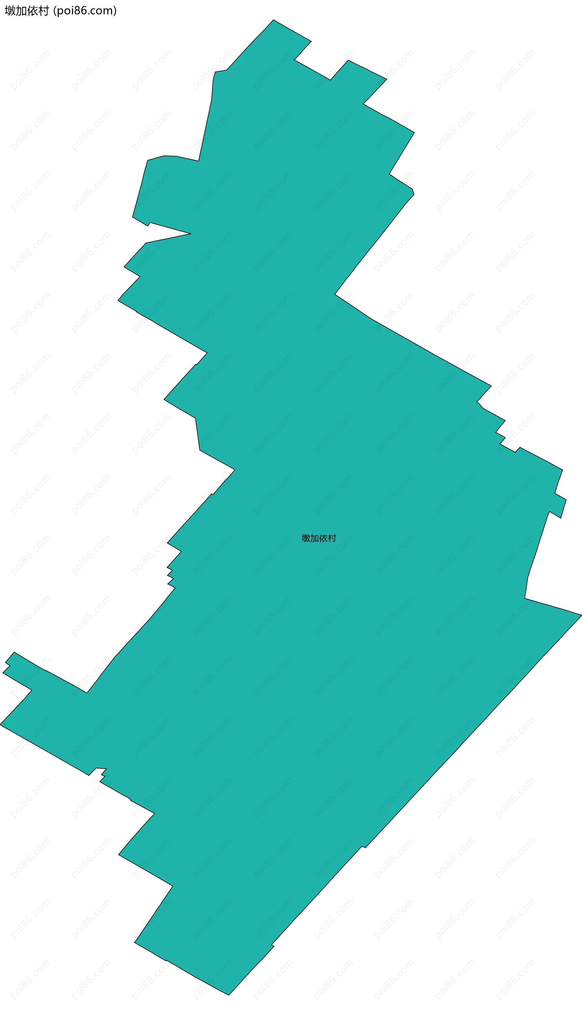 墩加依村边界地图