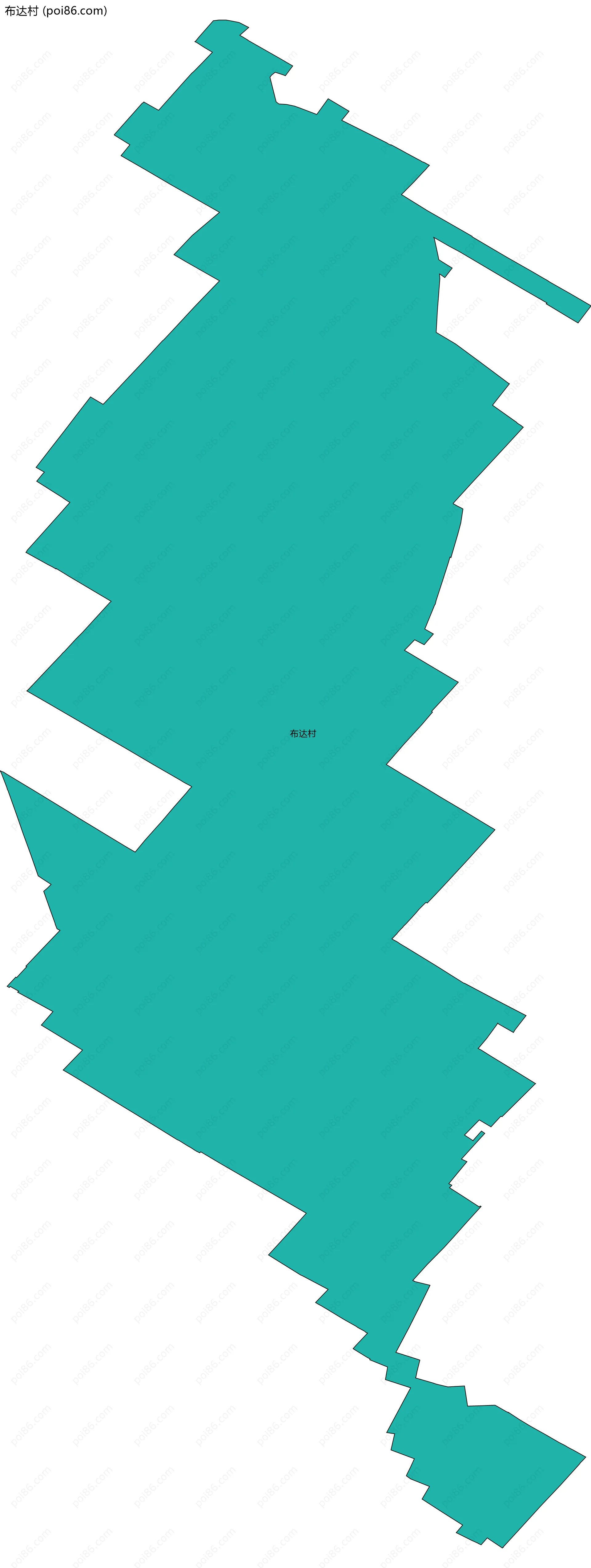 布达村边界地图