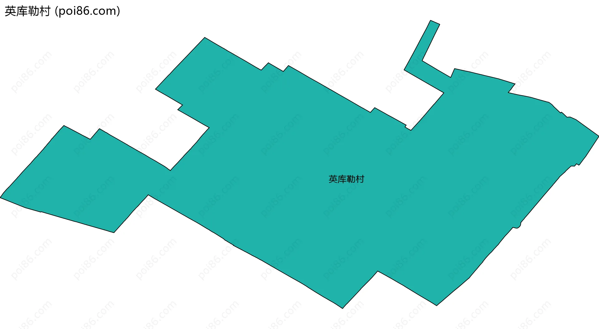 英库勒村边界地图
