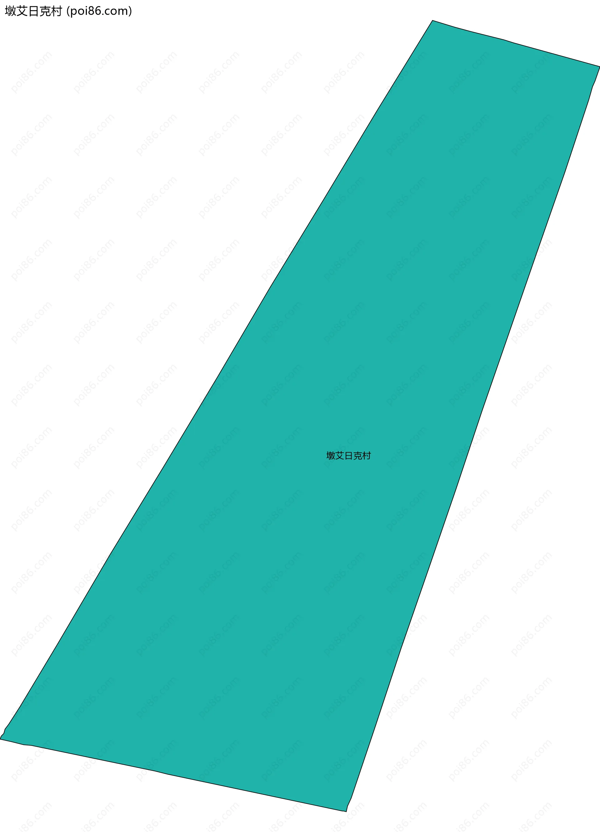 墩艾日克村边界地图