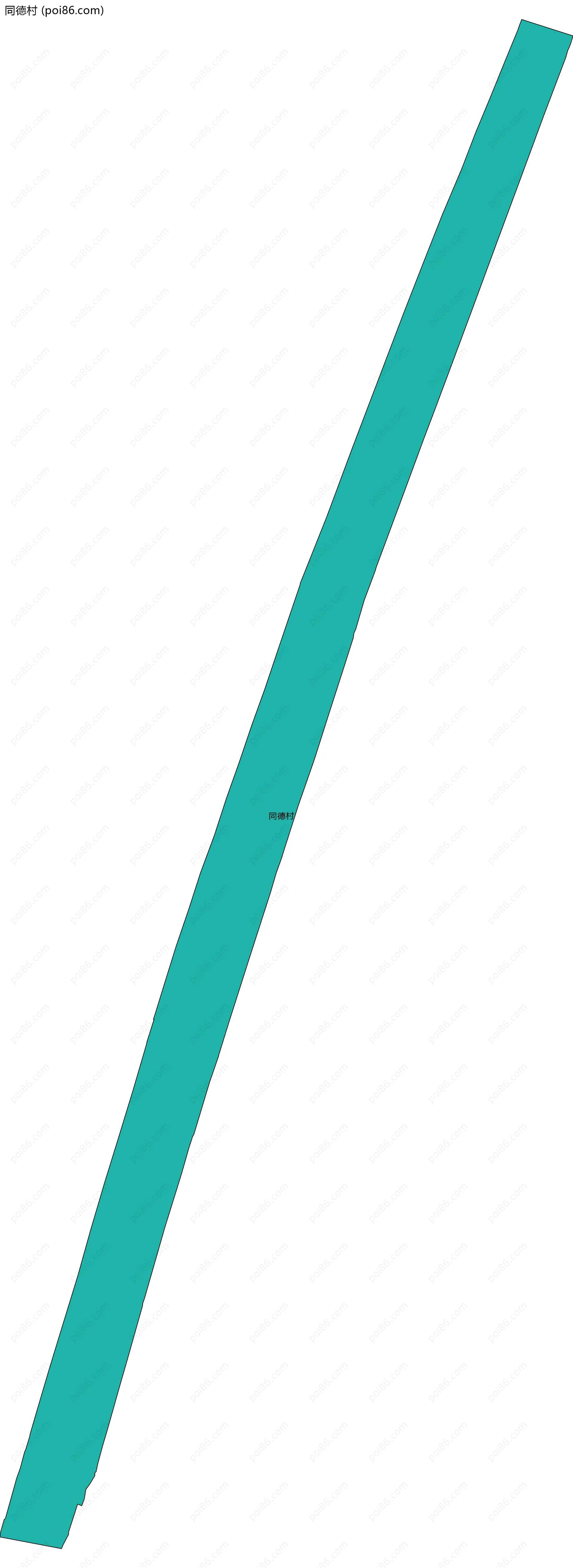 同德村边界地图