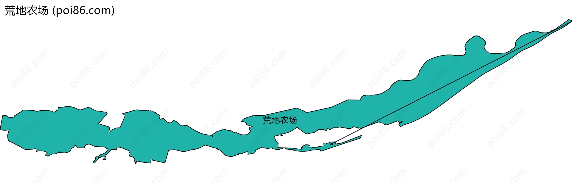 荒地农场边界地图