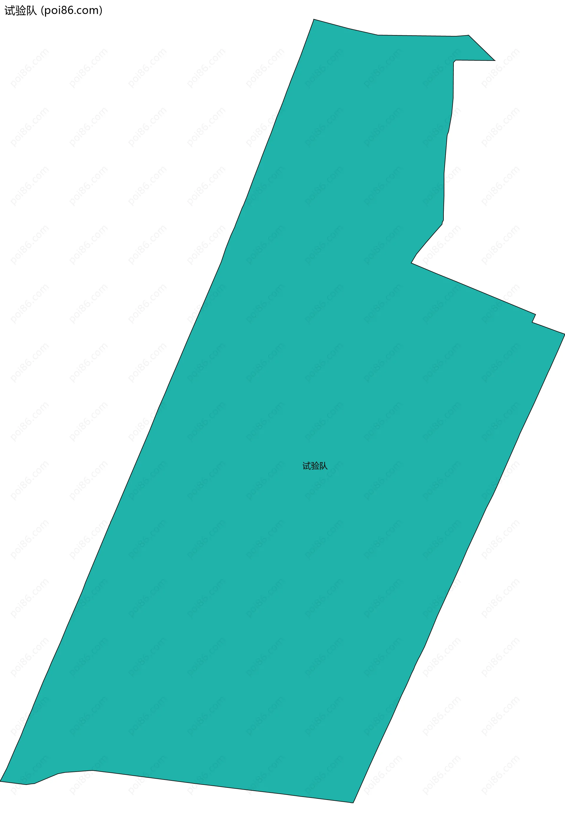 试验队边界地图