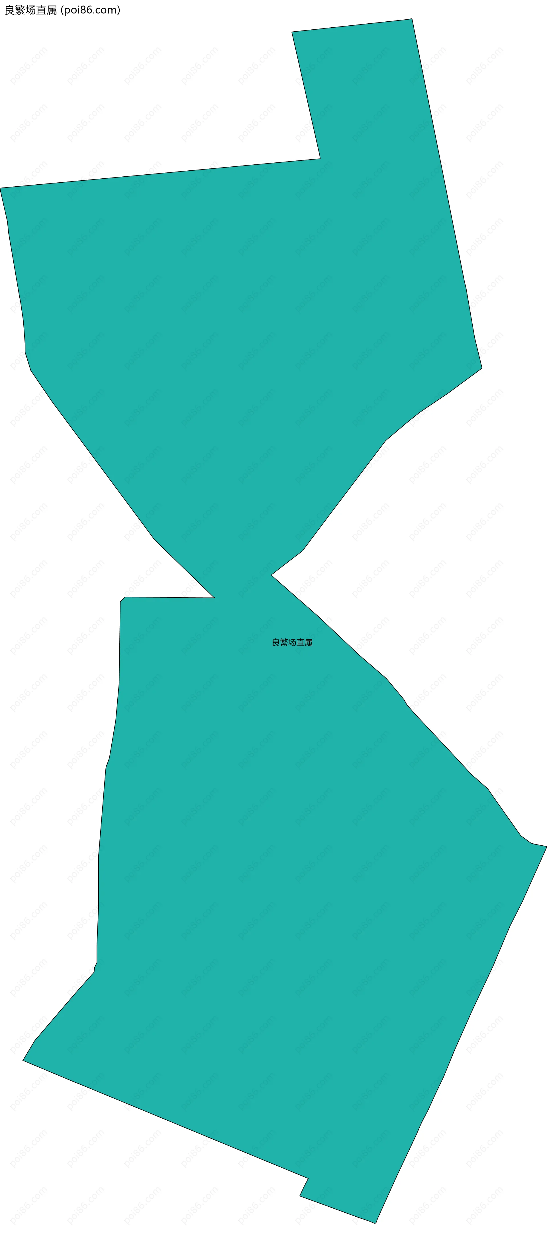 良繁场直属边界地图