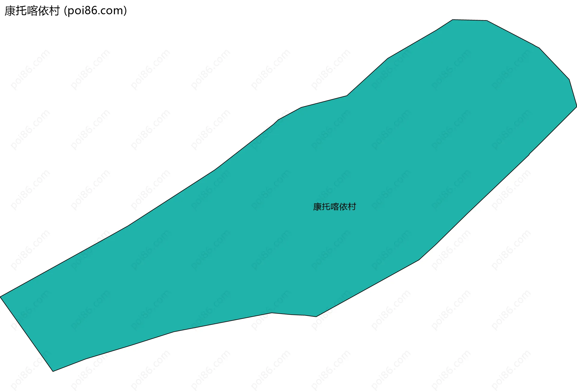 康托喀依村边界地图