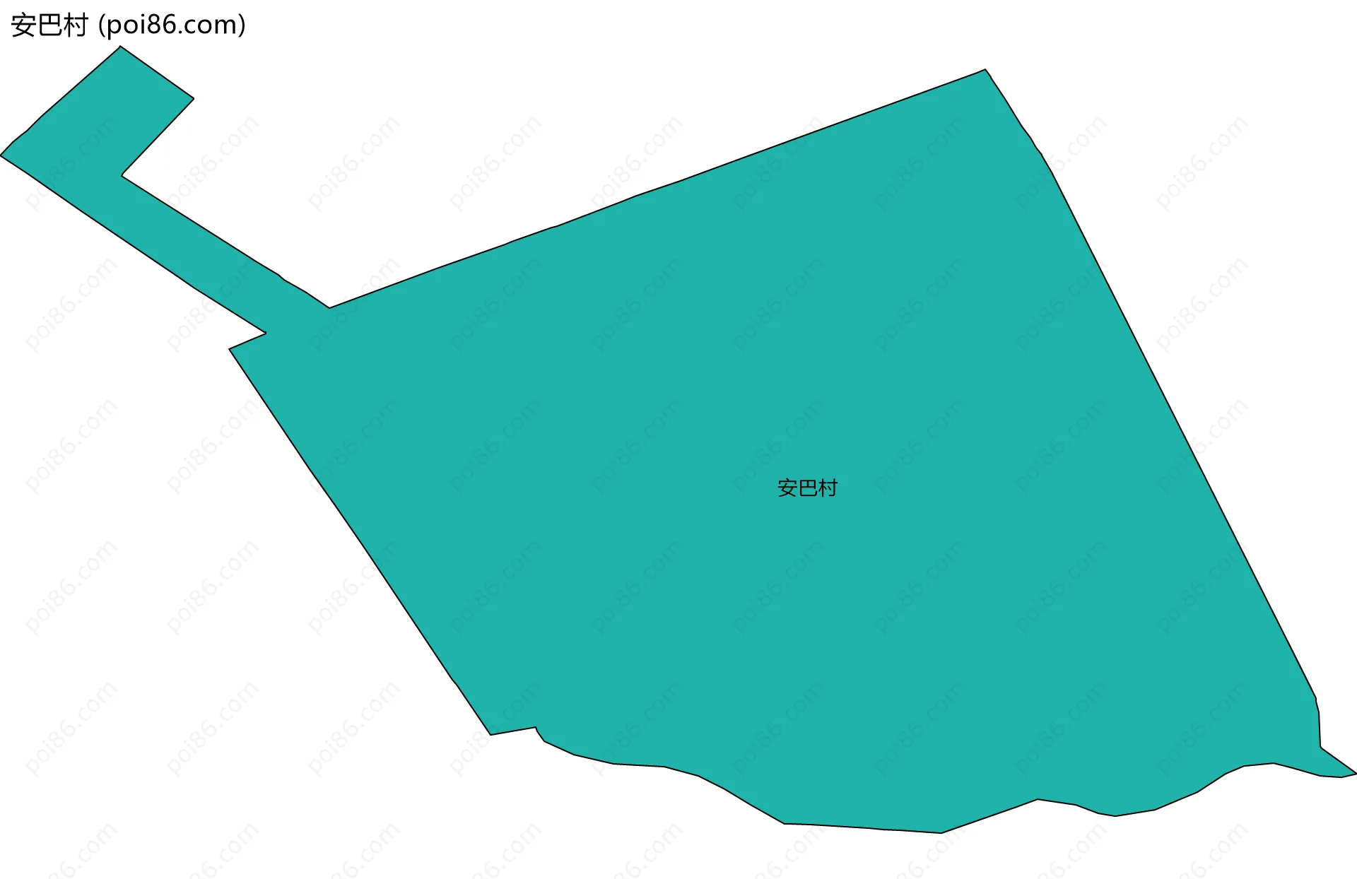 安巴村边界地图