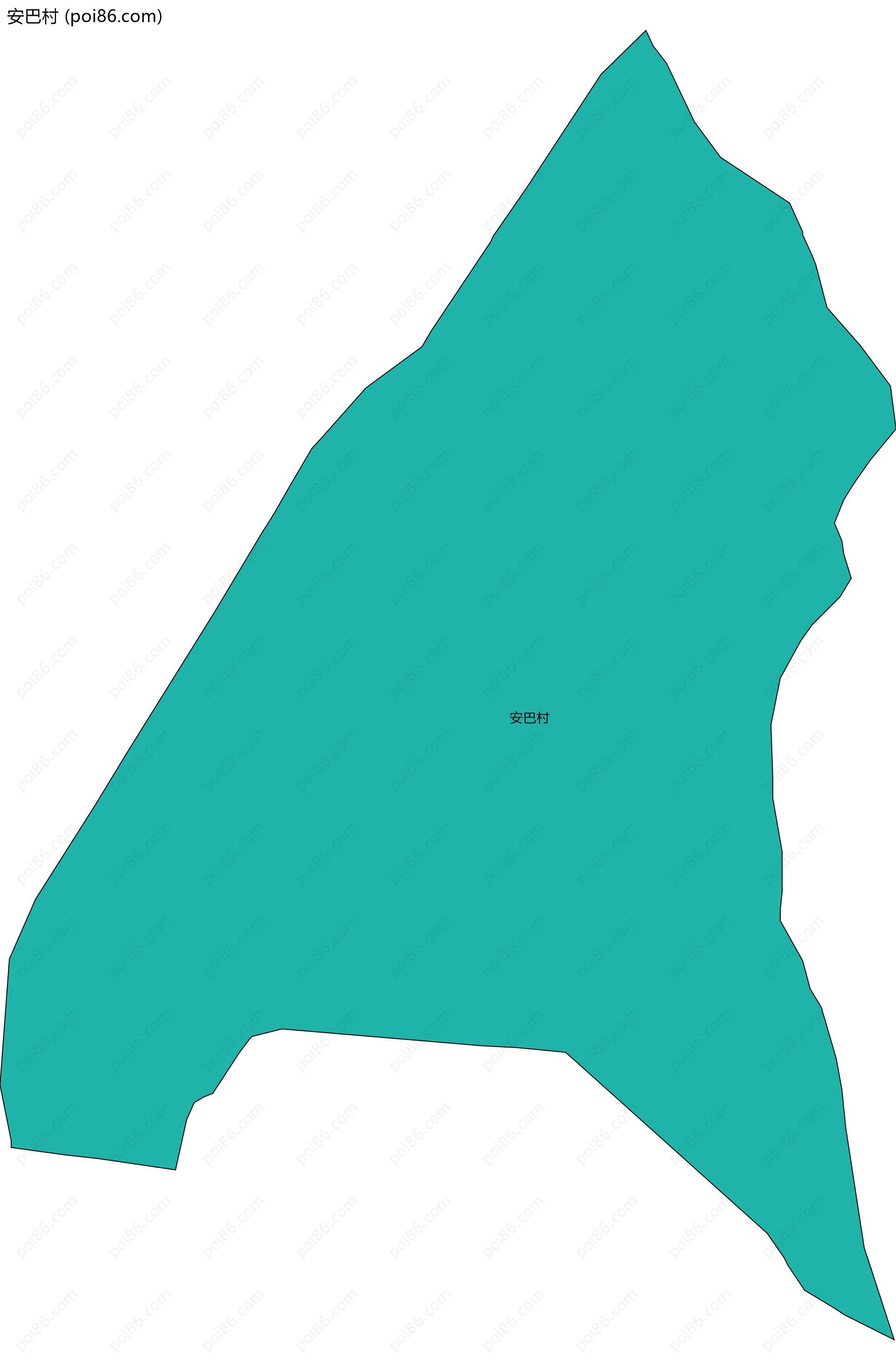 安巴村边界地图