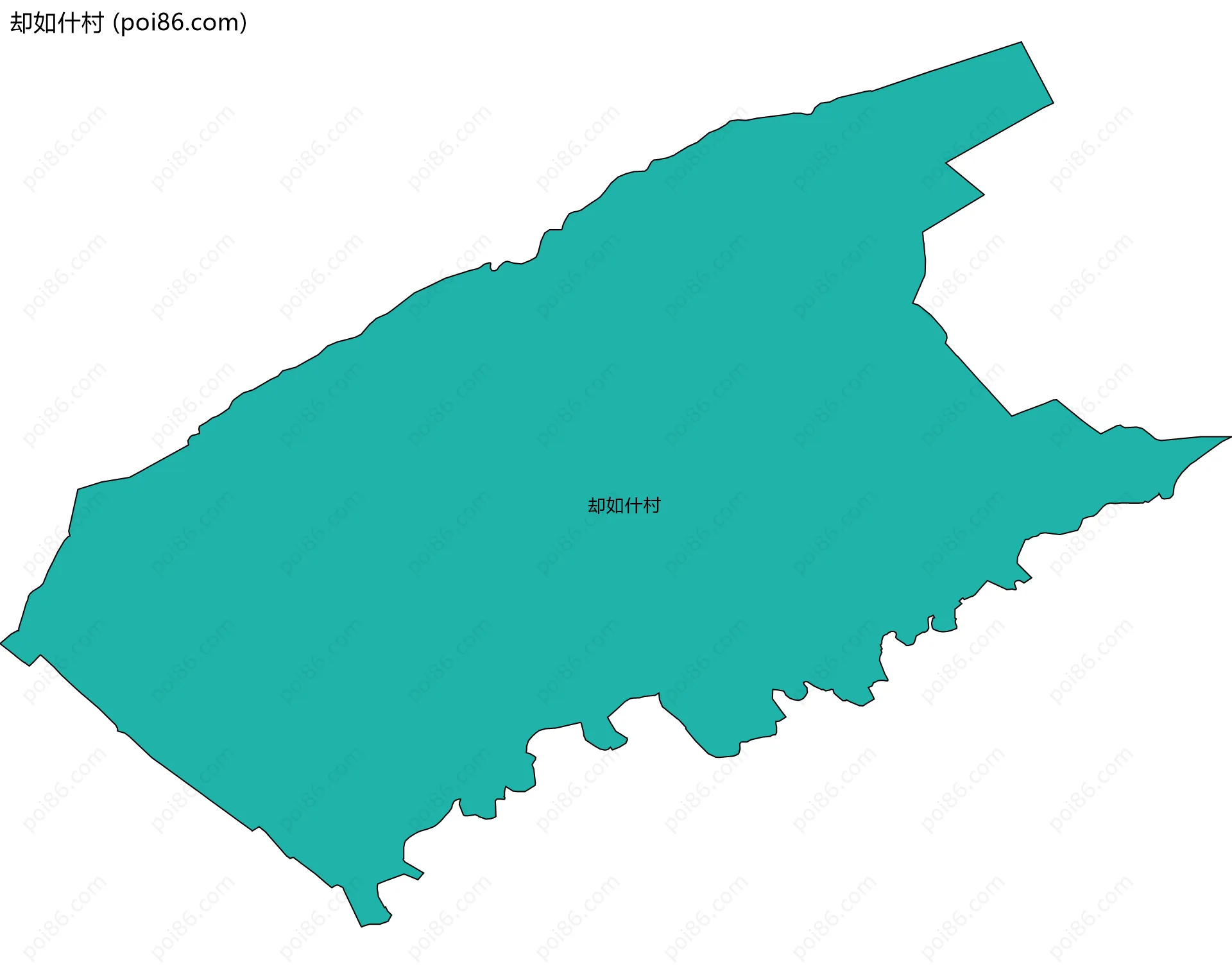 却如什村边界地图